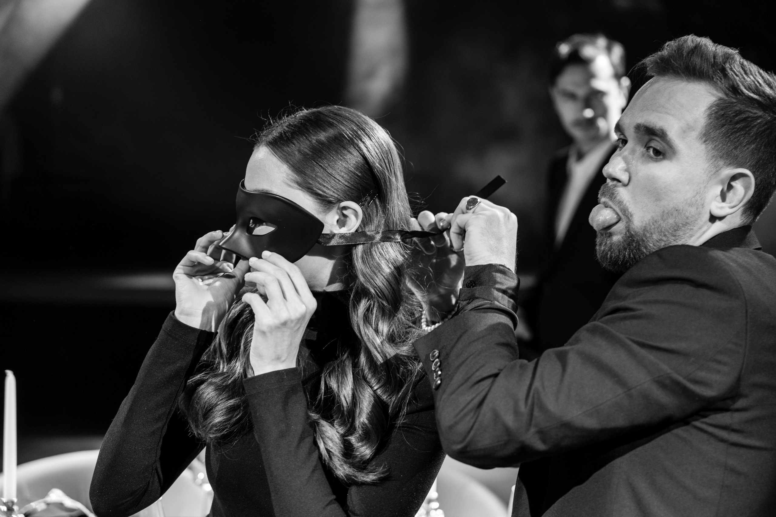 Свадьба-маскарад. Ресторан Madison. Репортажный и студийный фотограф в Москве — Софи