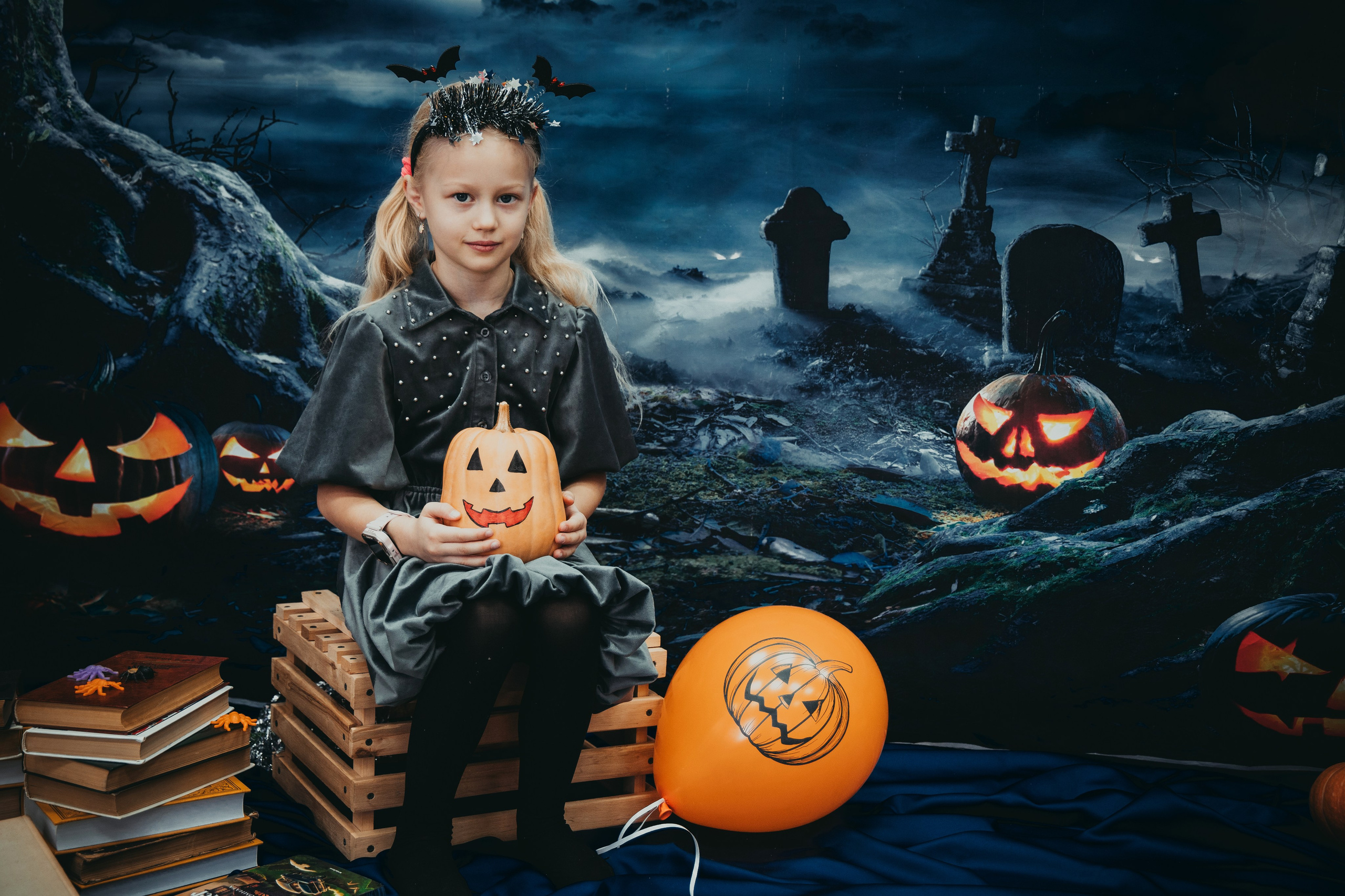 Детский праздник Halloween 28.10.2023. Свадебный и семейный фотограф в Красноярске Леонид Максимов