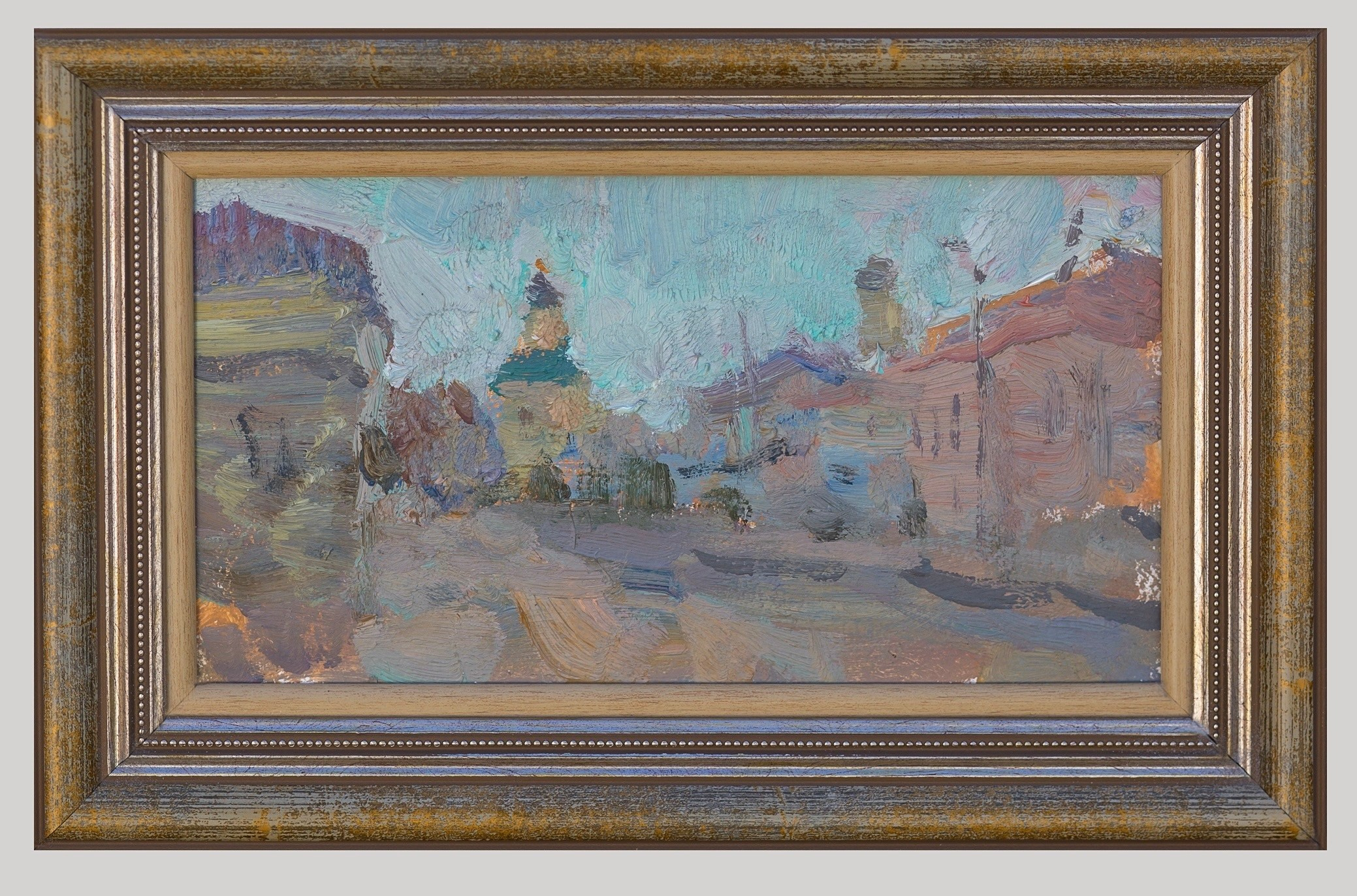 Елец. Ул Октябрьская. Художник Александр Каверин