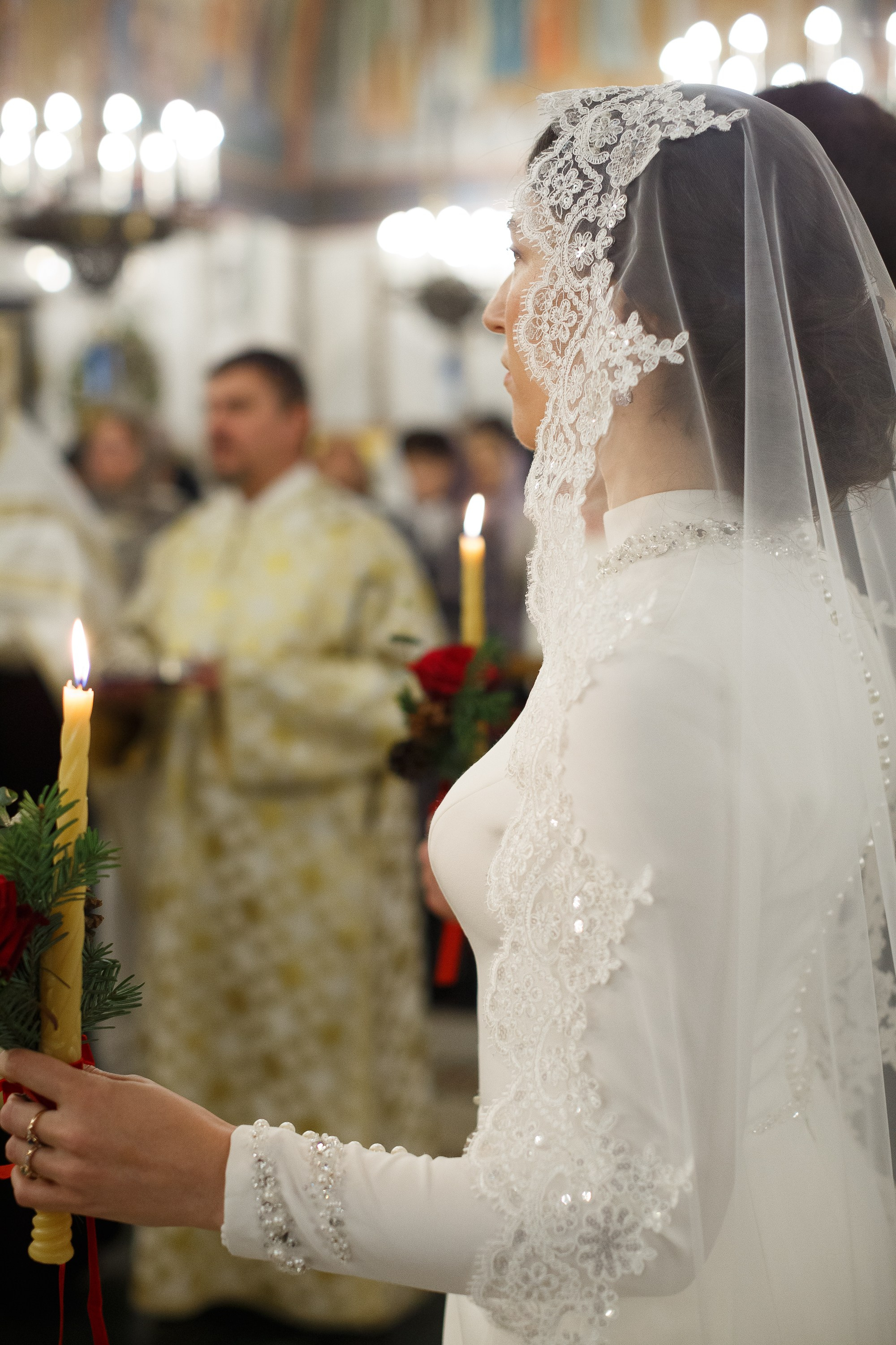 Венчание в храме Покрова Пресвятой Богородицы в Ясенево