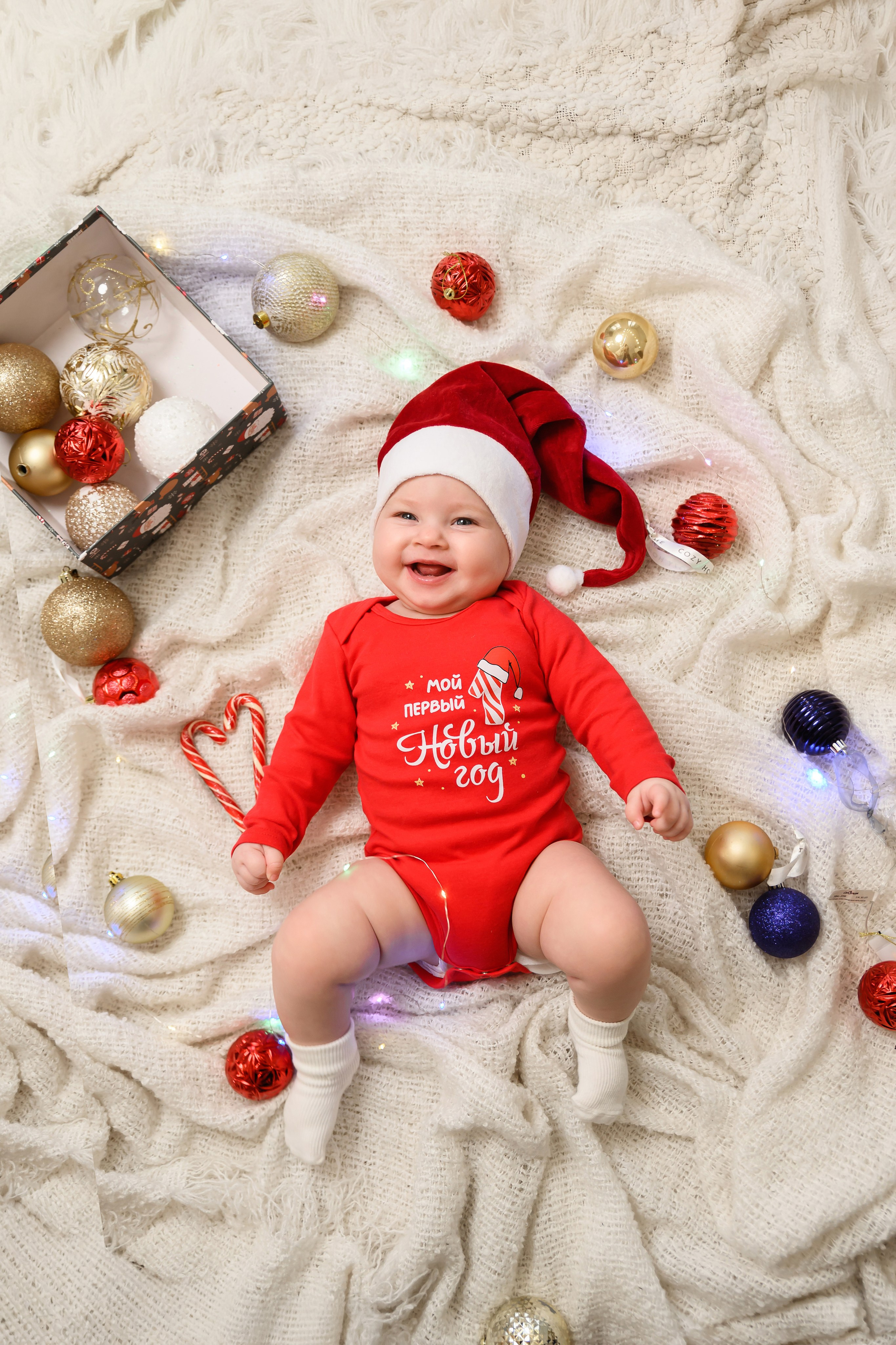 Сонечка и ее первый новый год. Фотограф новорожденных Екатеринбург, Первоуральск