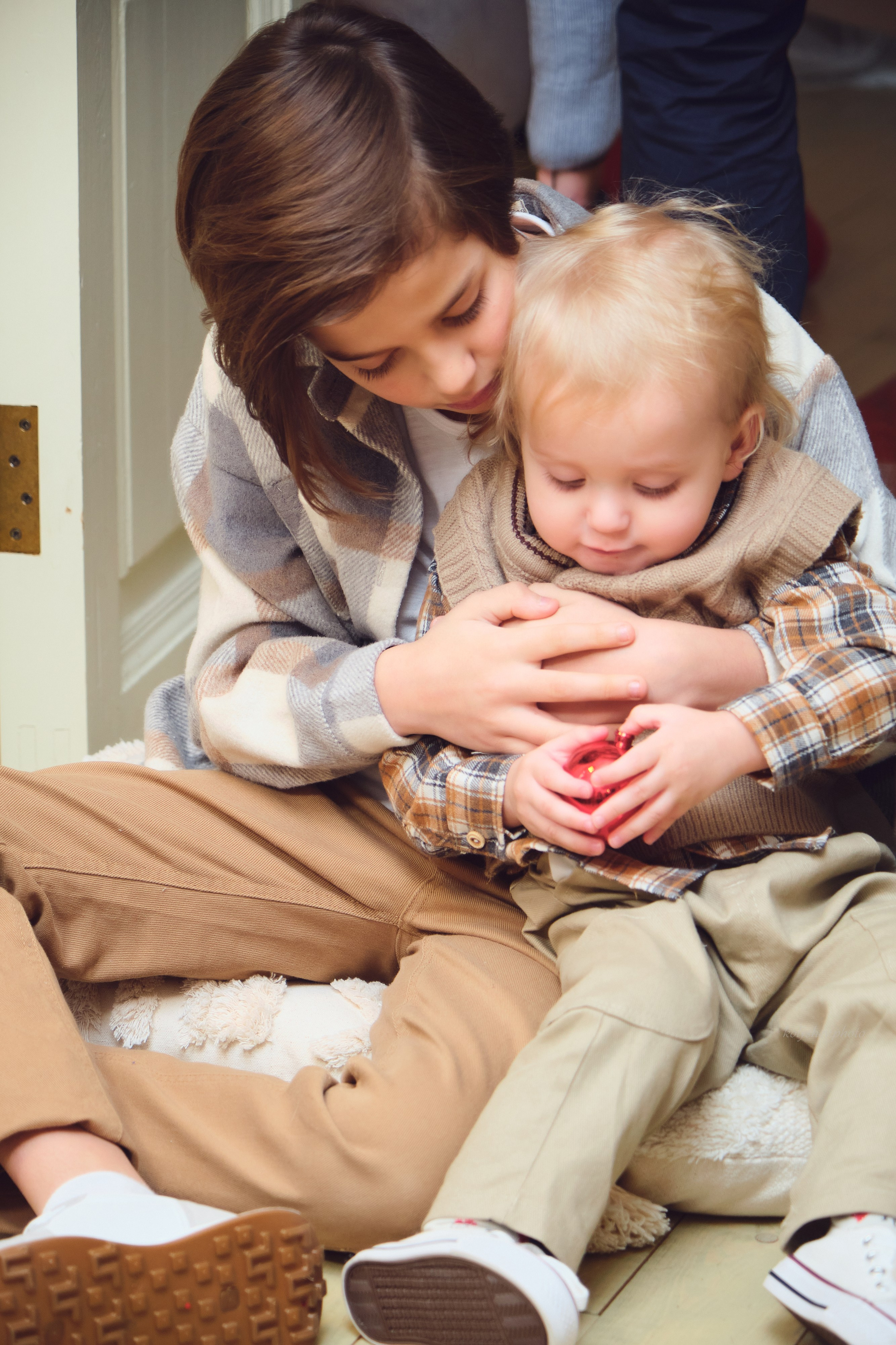 семейная студийная фотосессия