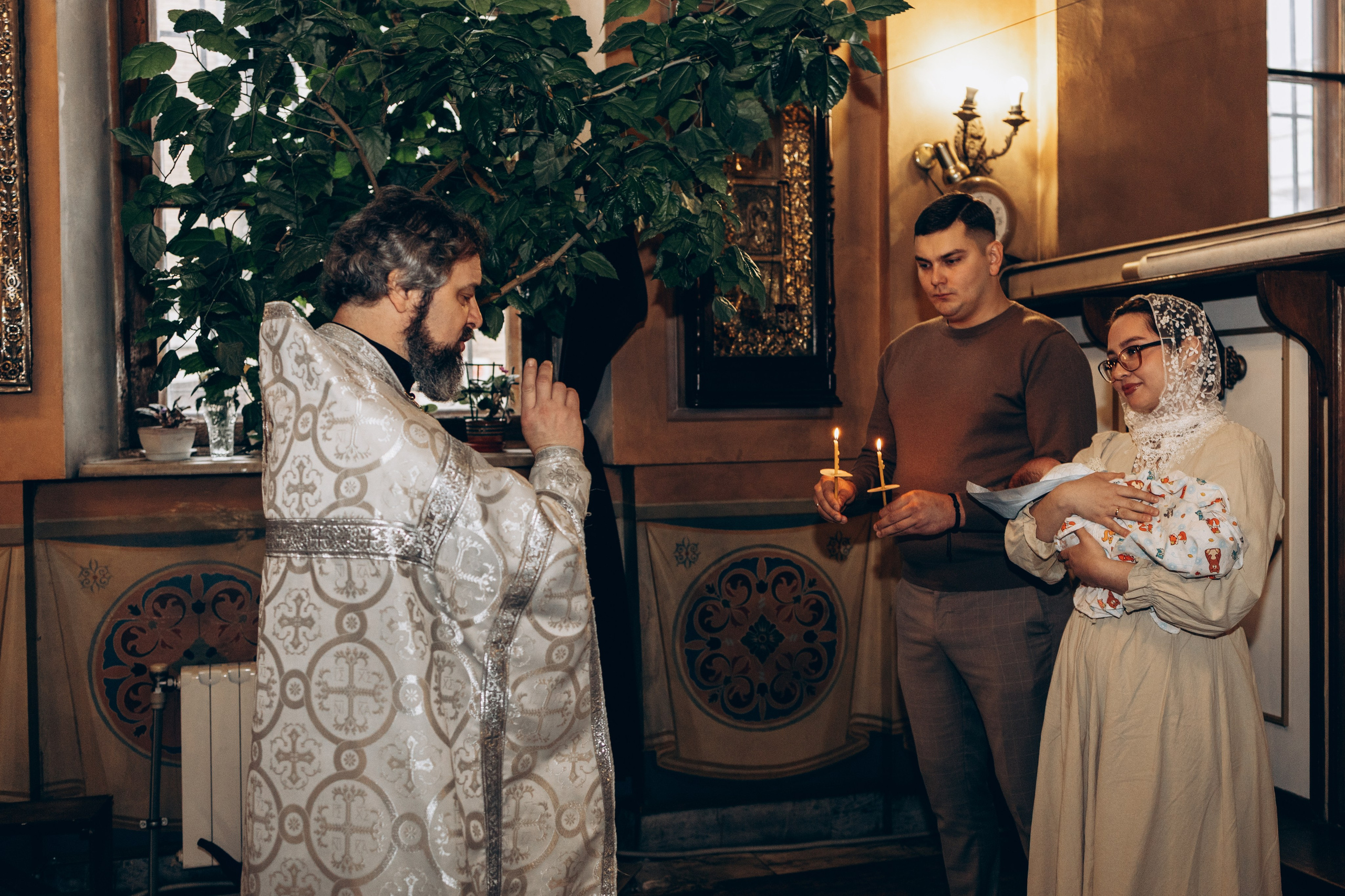 Крещение в Храме Воскресения Словущего в Даниловской Слободе. Главная