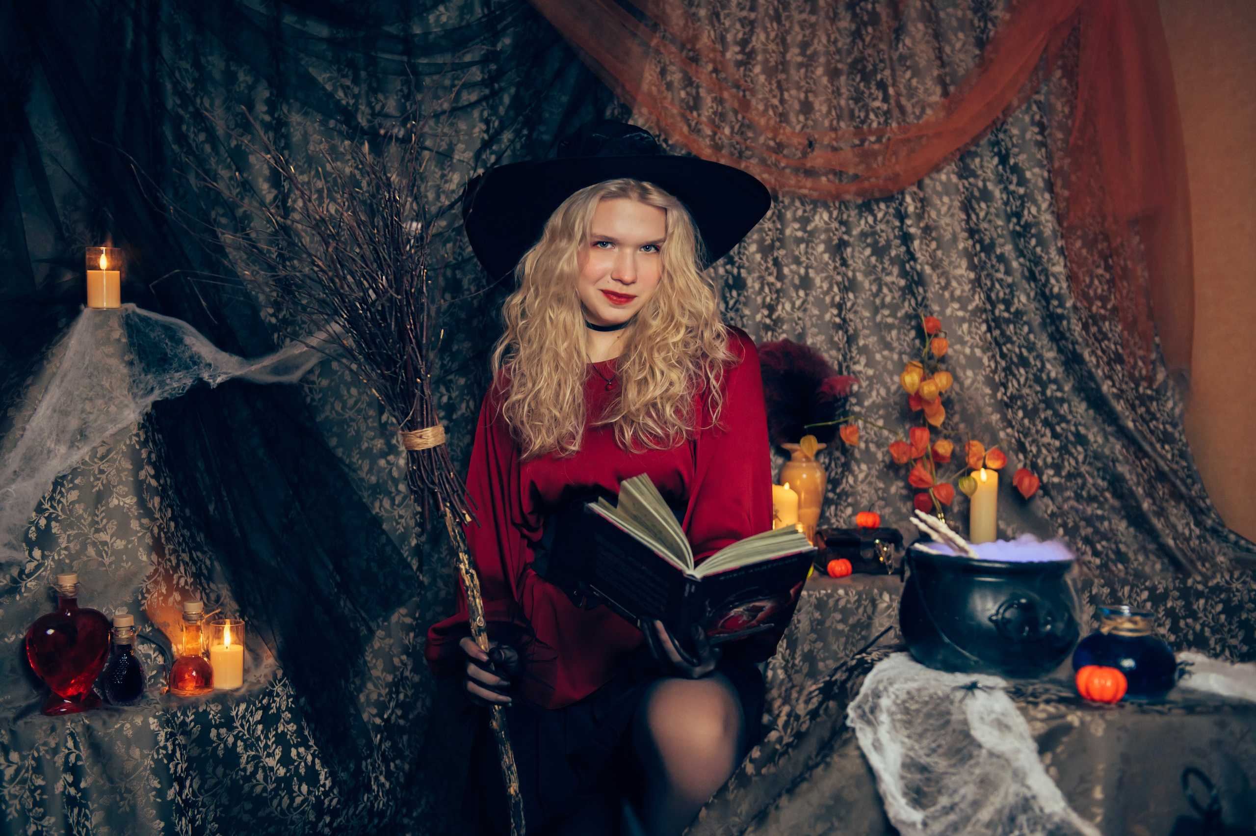 Witch in red. Свадебный и семейный фотограф в Москве Елена Новикова