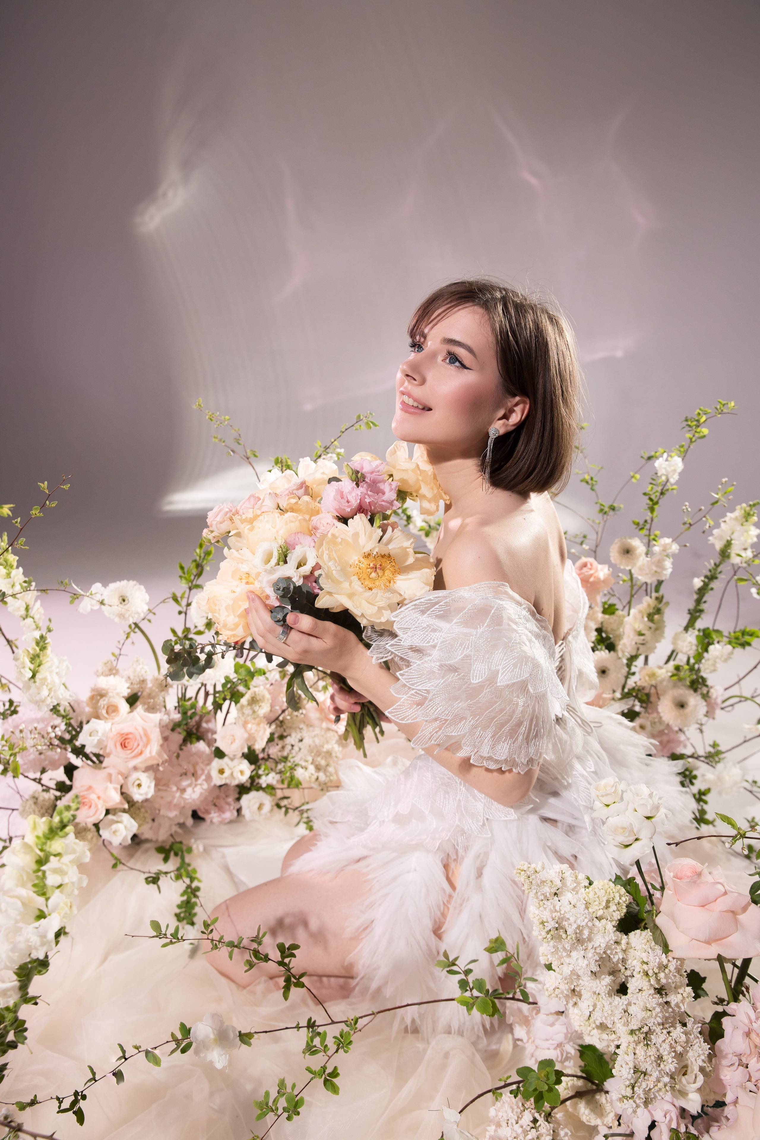 В цветах. Свадебный и портретный фотограф в Москве Мария Кравченко