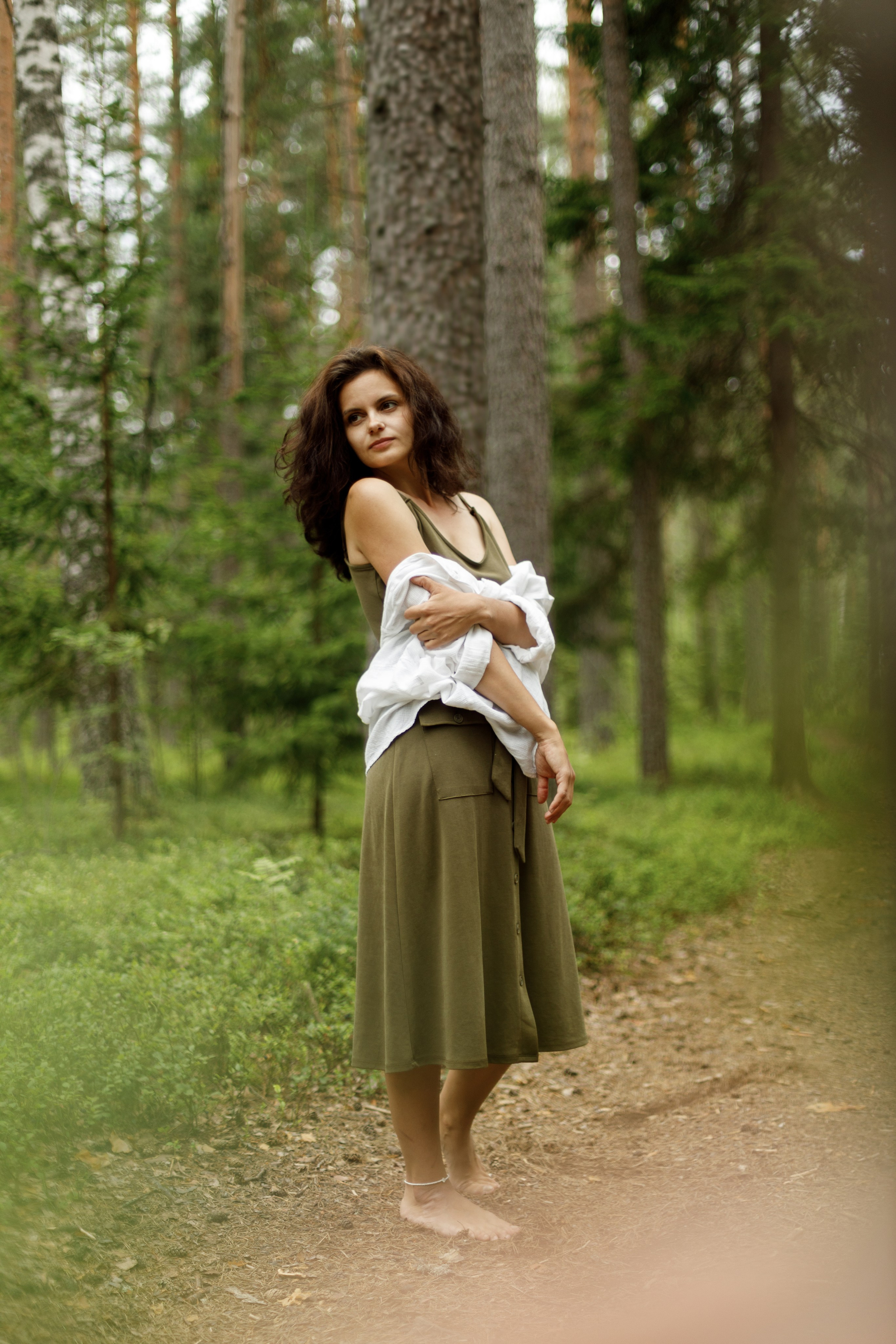 Настя в лесу. Фотограф в Санкт-Петербурге Ксения Андреева