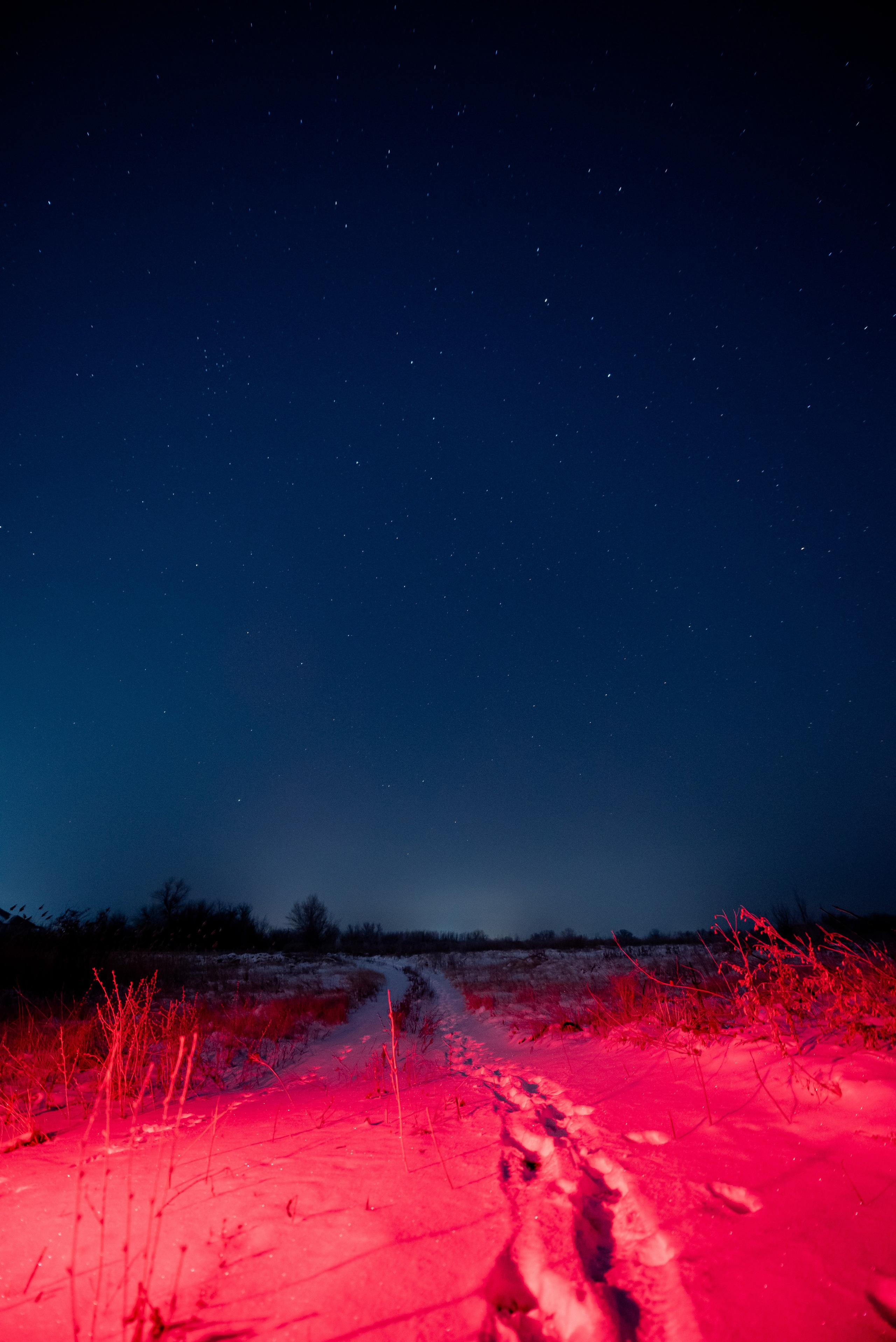 Ночь зимой. Фотограф в Волгограде и Волжском Александр Горбань