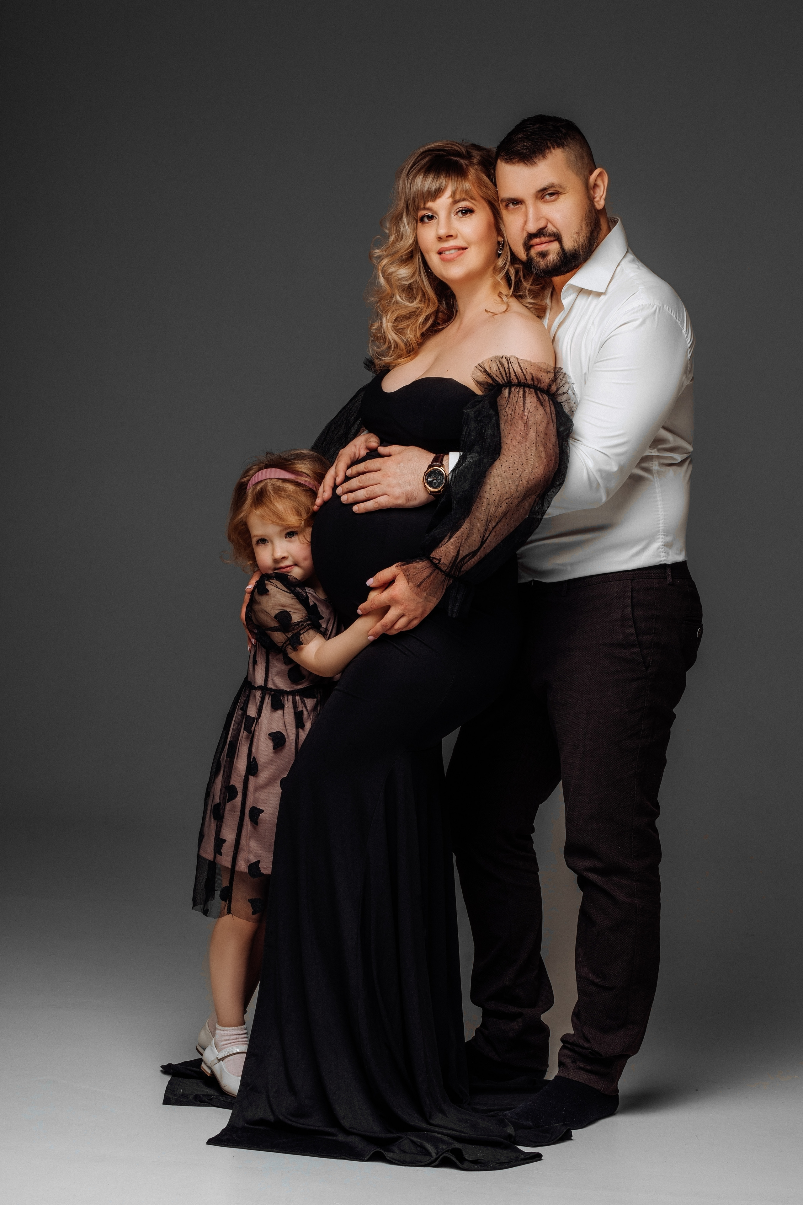 Семейная съемка Vogue. Фотограф женского портрета, беременности и материнства Харькова Елена