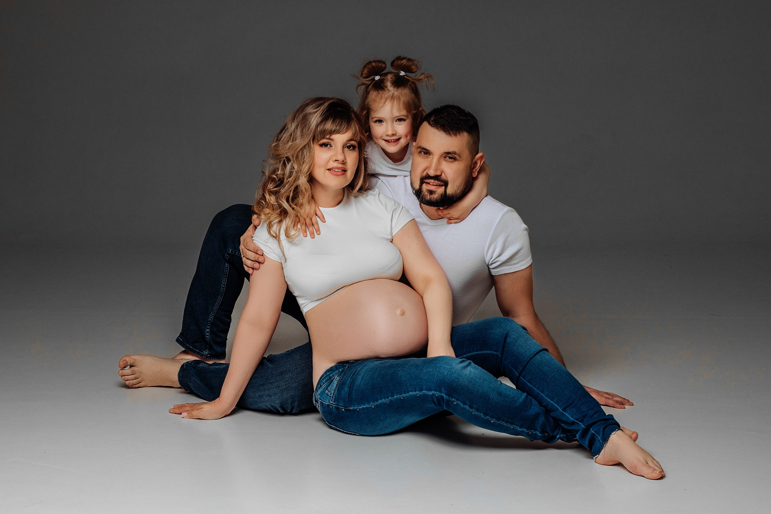 Семейная съемка Vogue. Фотограф женского портрета, беременности и материнства Харькова Елена