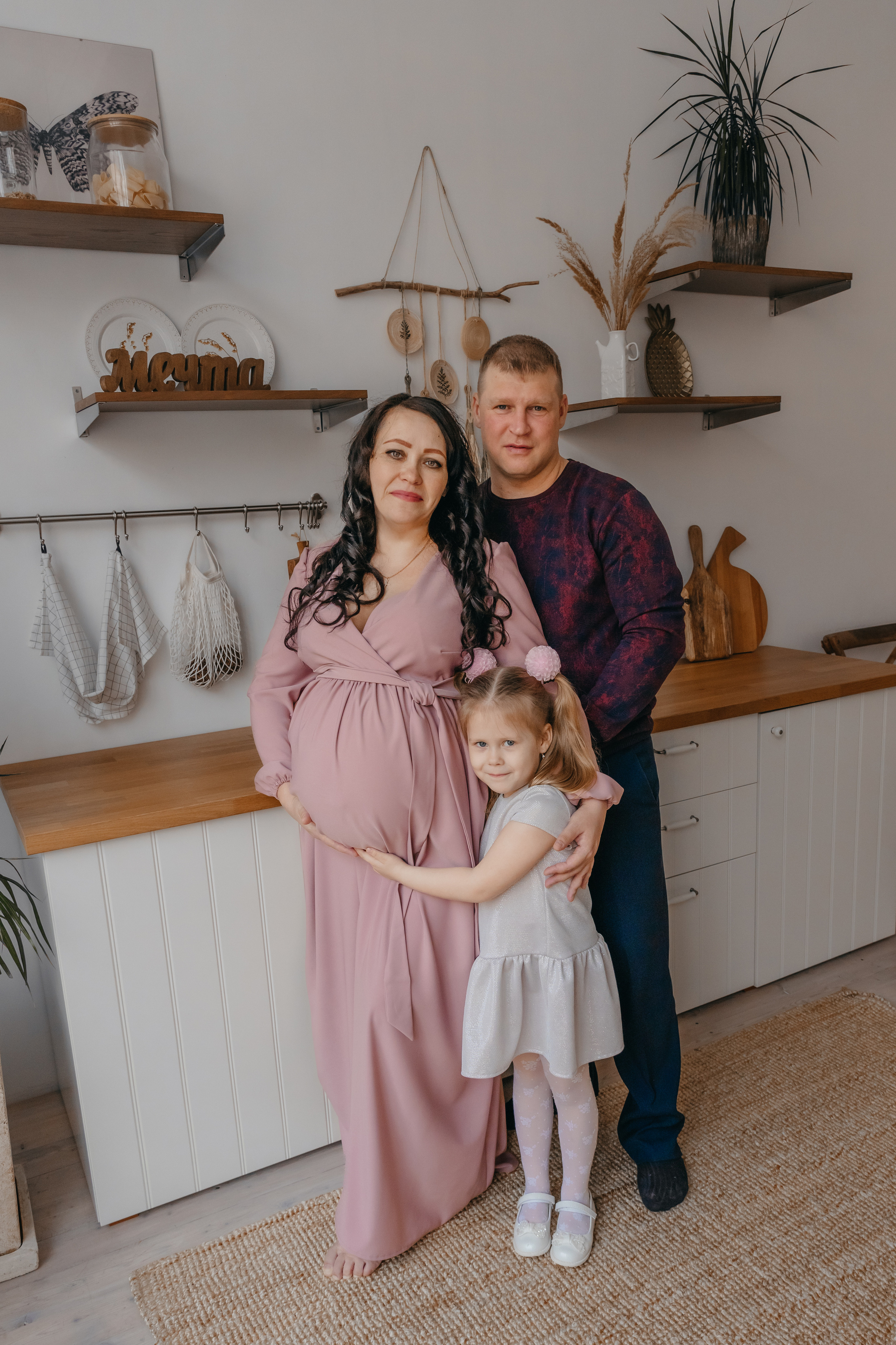 Оксана в ожидании, студия Бохо. Фотограф женского портрета, беременности и материнства Харькова Елена