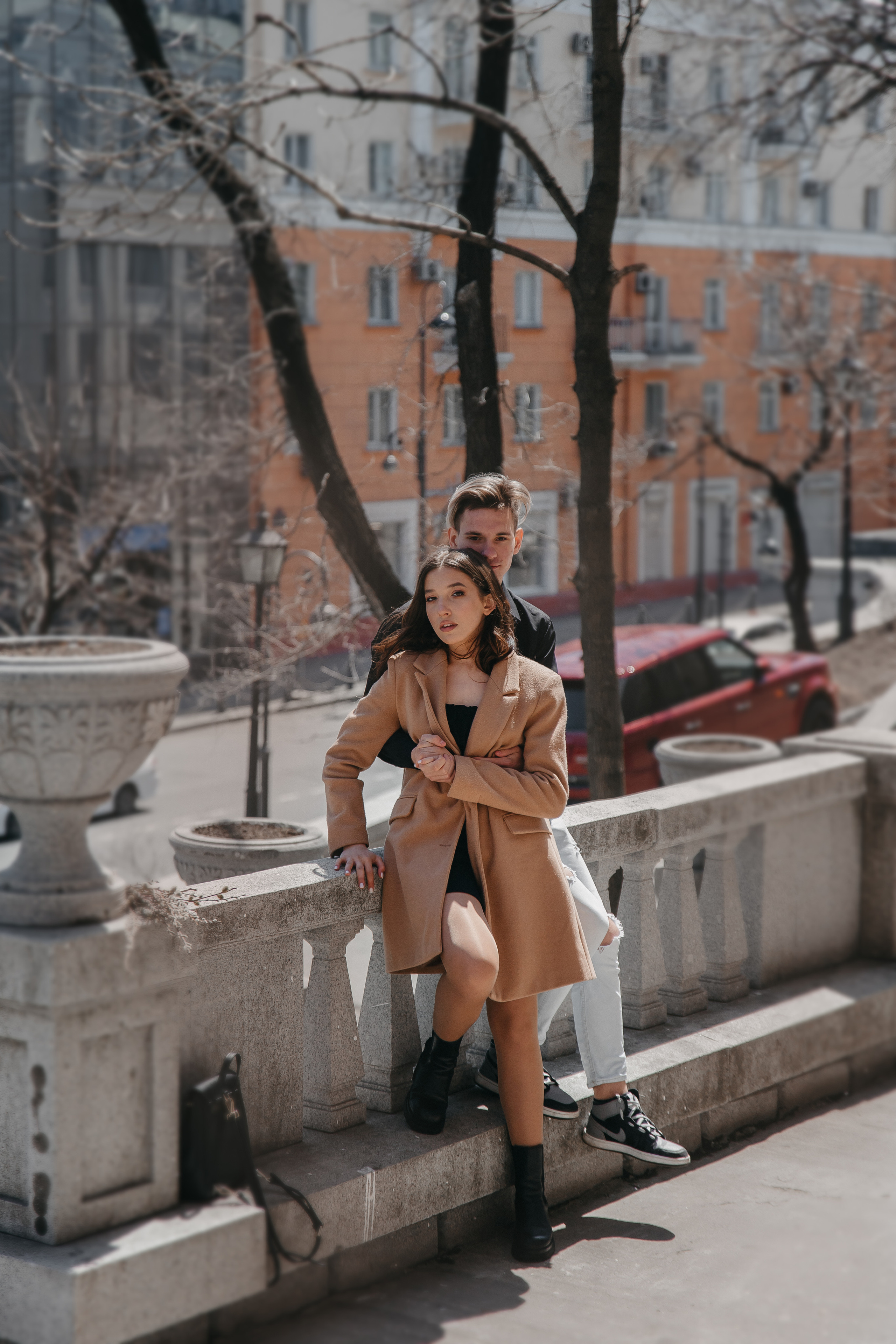 Фотопрогулка Вари и Ильи. Фотограф женского портрета, беременности и материнства Харькова Елена