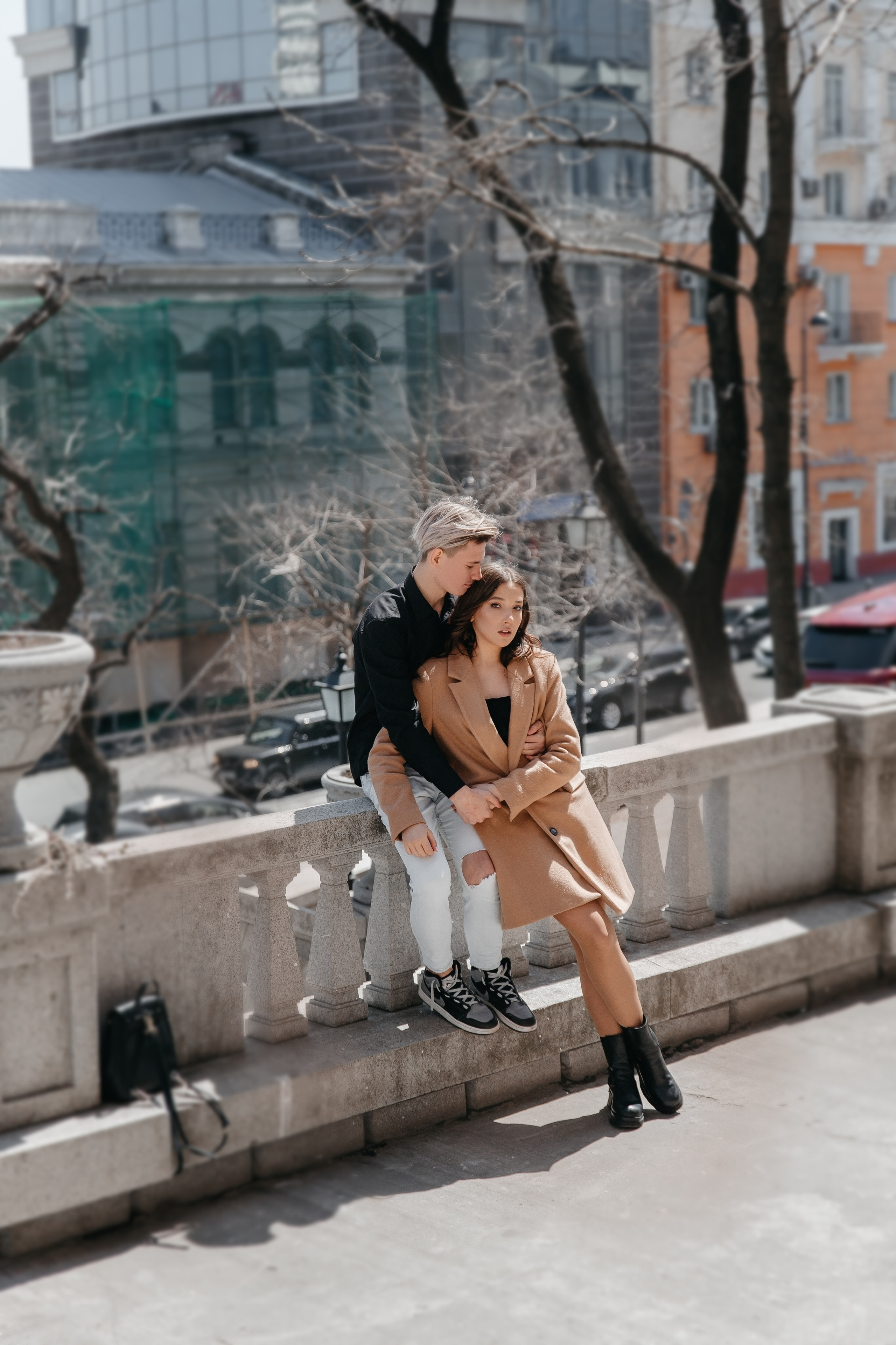 Фотопрогулка Вари и Ильи. Фотограф женского портрета, беременности и материнства Харькова Елена