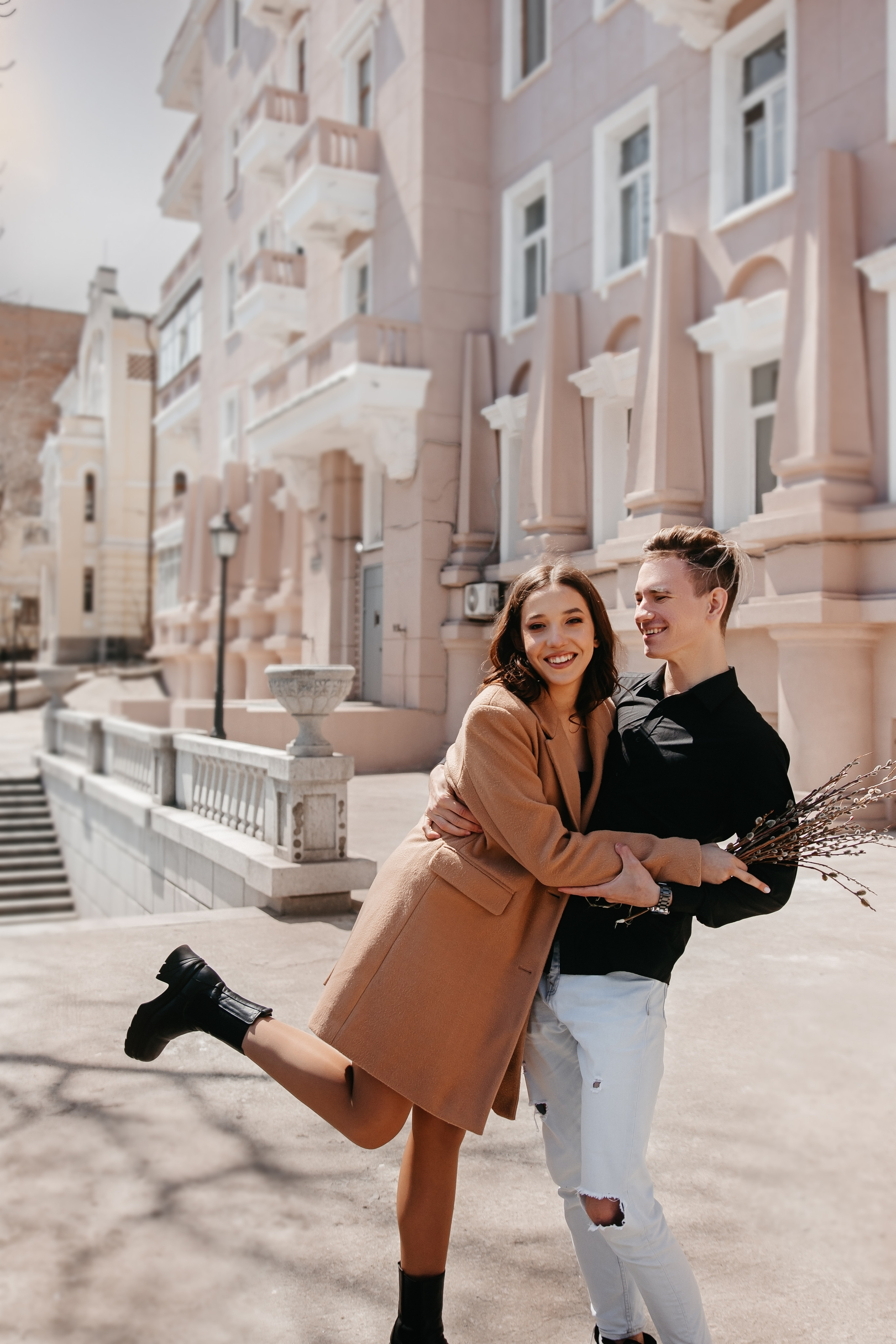 Фотопрогулка Вари и Ильи. Фотограф женского портрета, беременности и материнства Харькова Елена