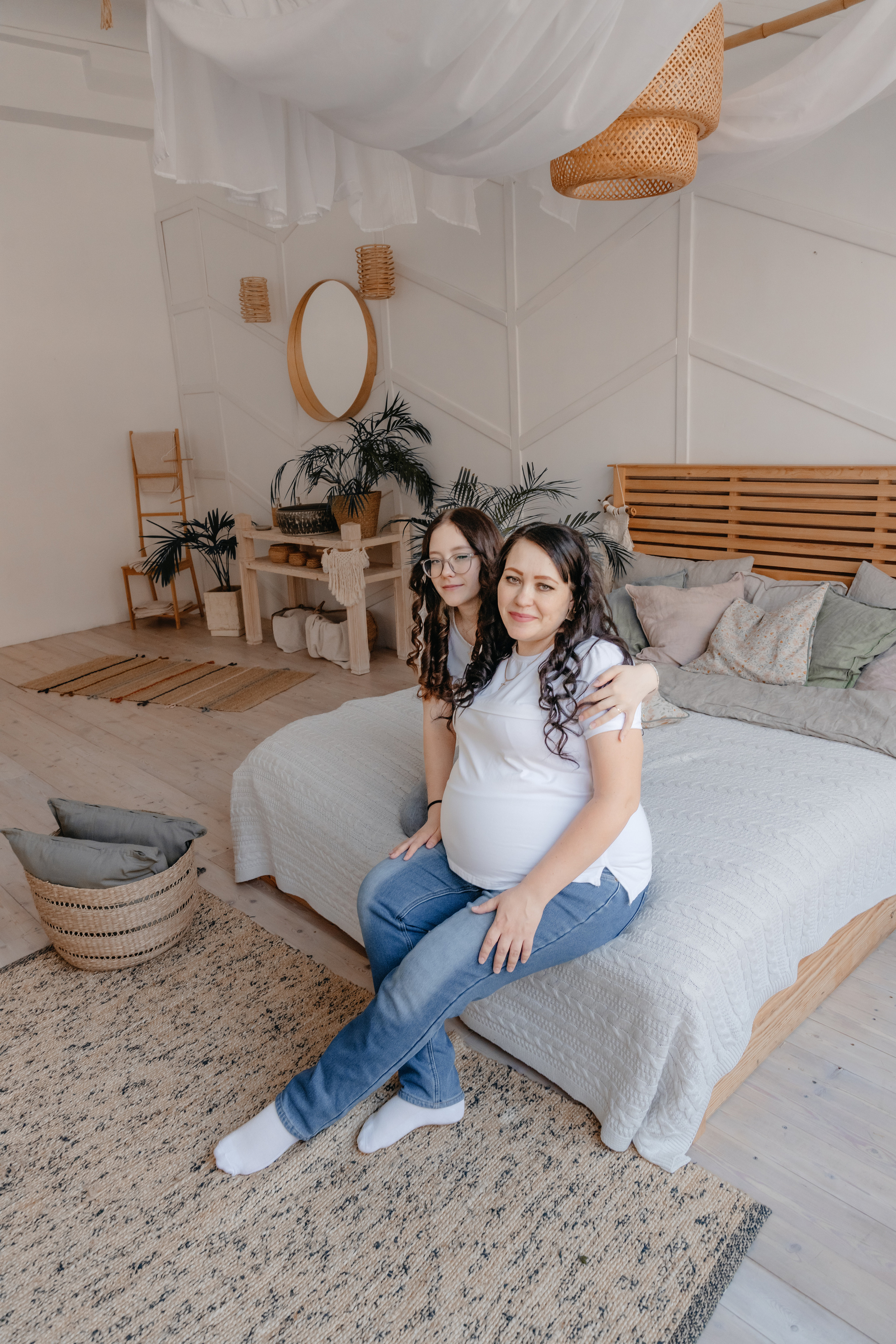 Оксана в ожидании, студия Бохо. Фотограф женского портрета, беременности и материнства Харькова Елена