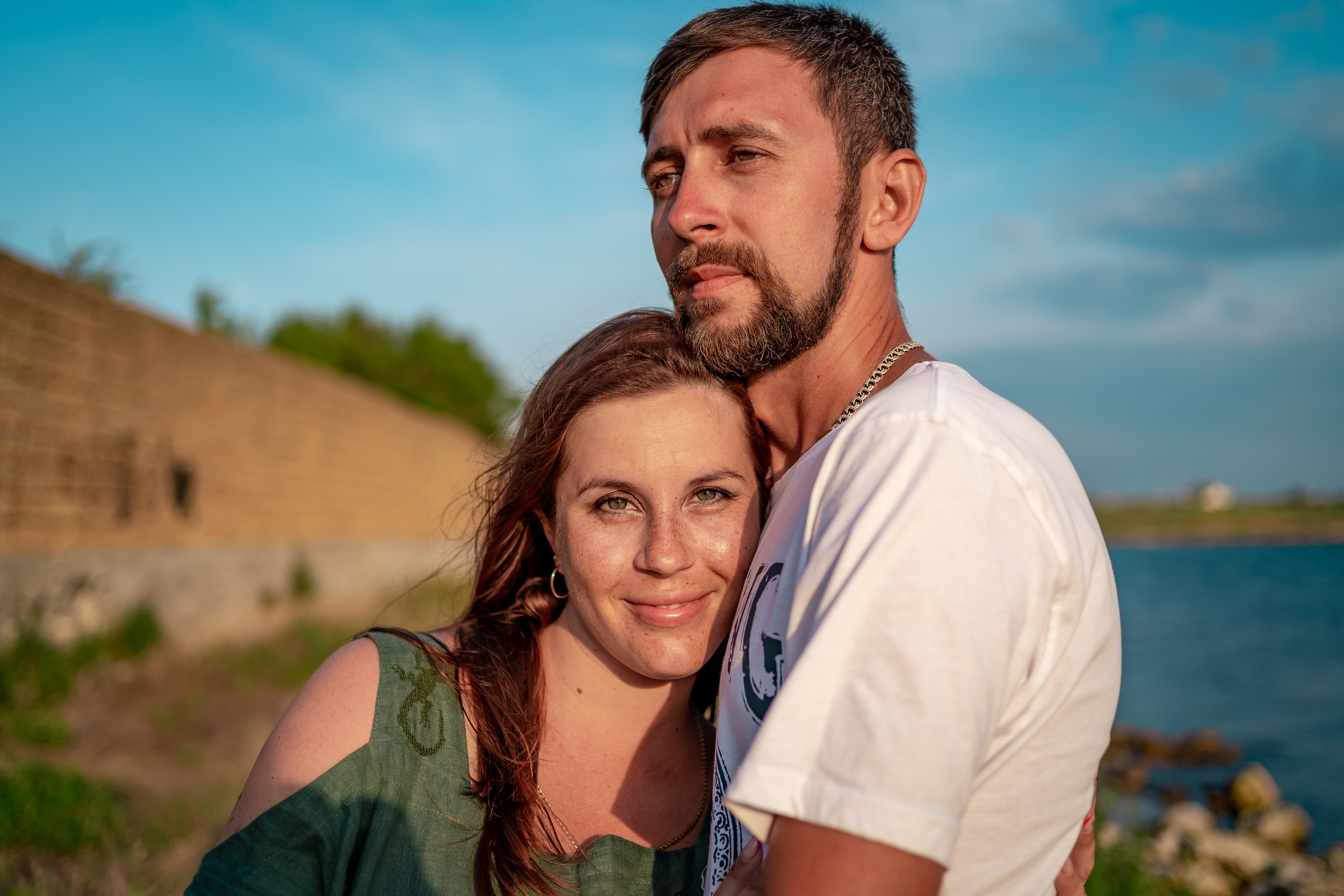 Вероника с мужем в Крыму. Семейный фотограф Варвара Сорока в городе Москве