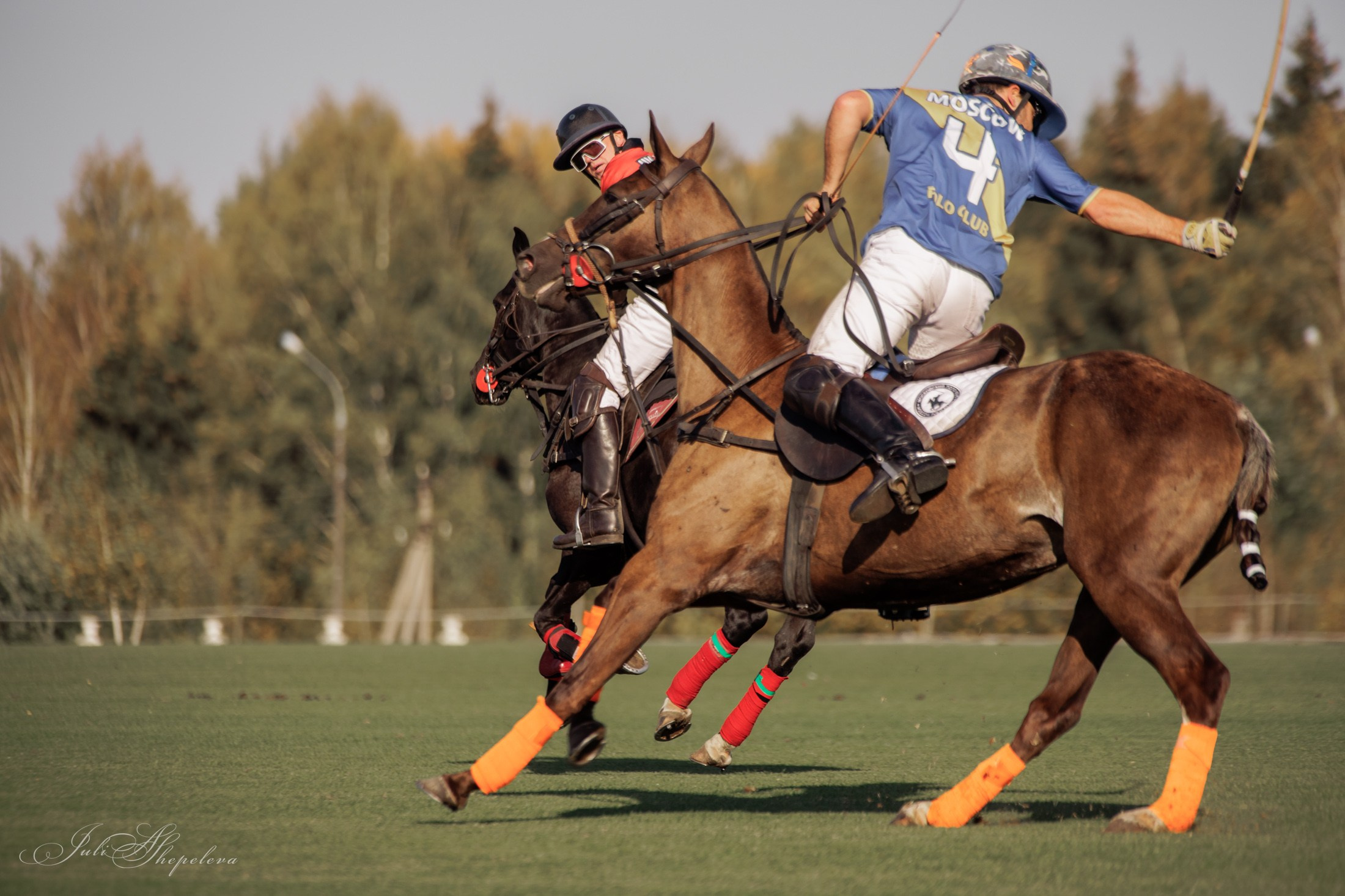 Осенний кубок по конному поло. Детская Конная фотография в Москве Юлия Шепелева