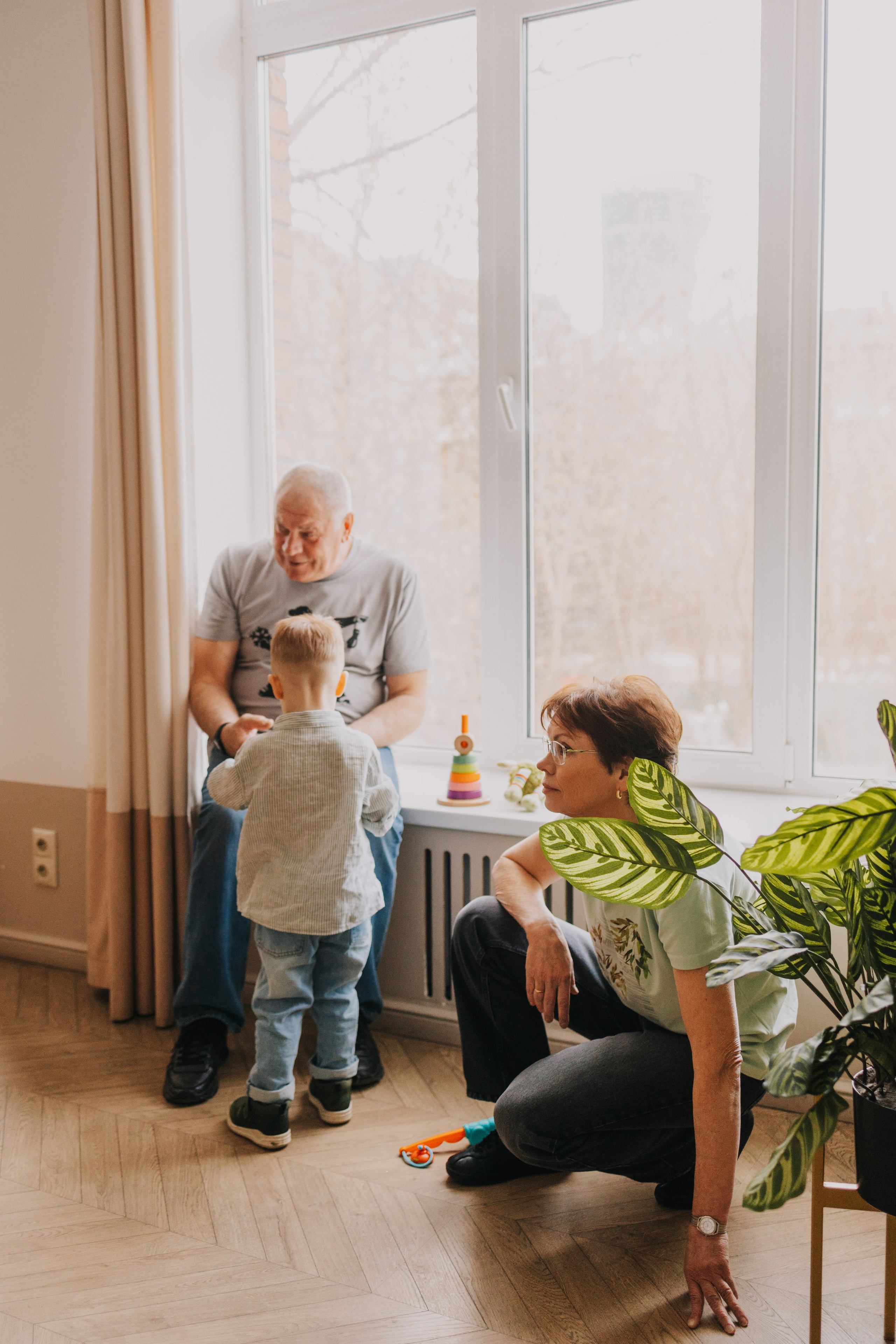 Большая семья. Домашняя фотосессия