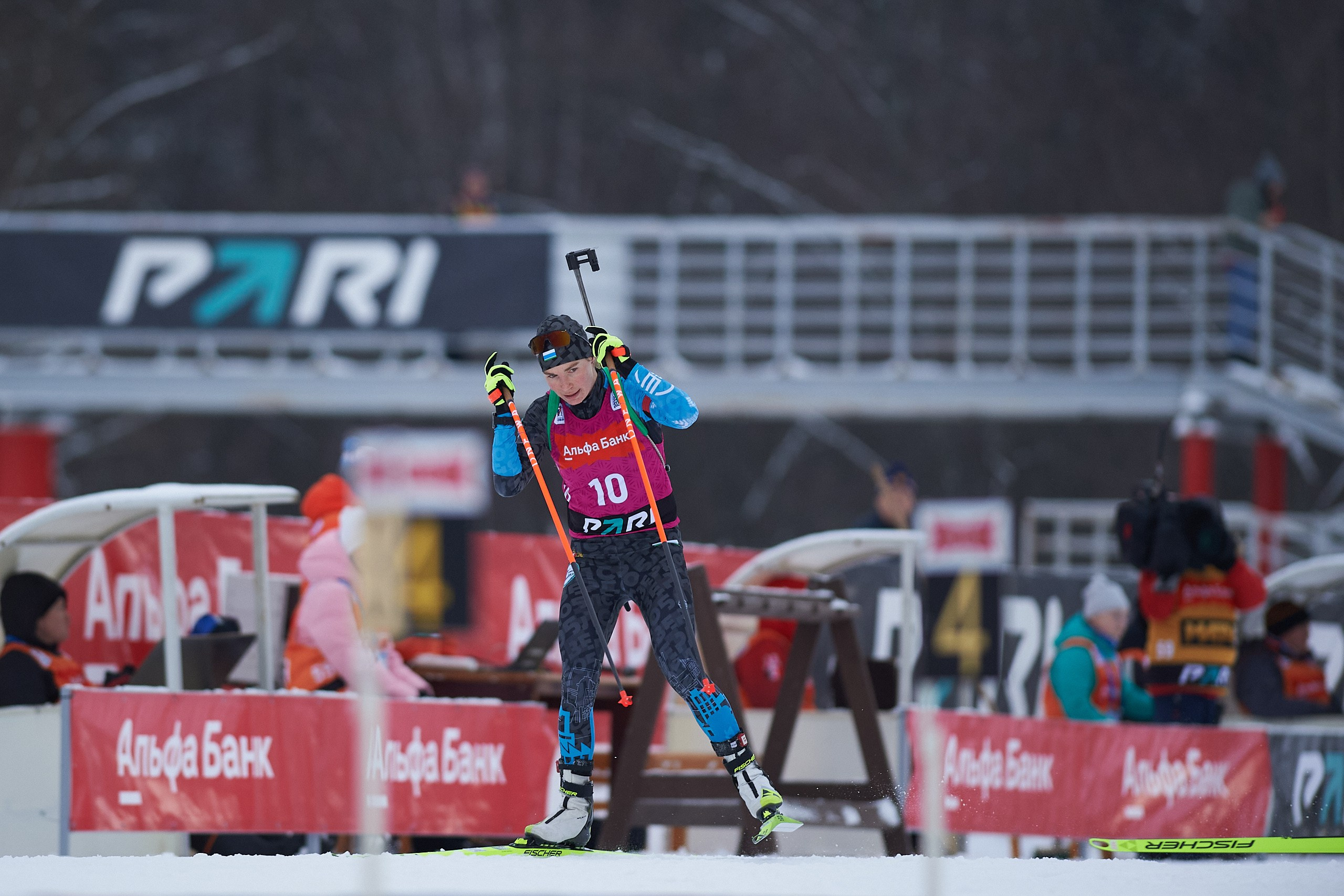 Биатлон. Чемпионат России — 2024/2025, 3-й этап, Ижевск. Ижевская винтовка. Спортивный репортажный фотограф в Ижевске Сергей Мерзляков