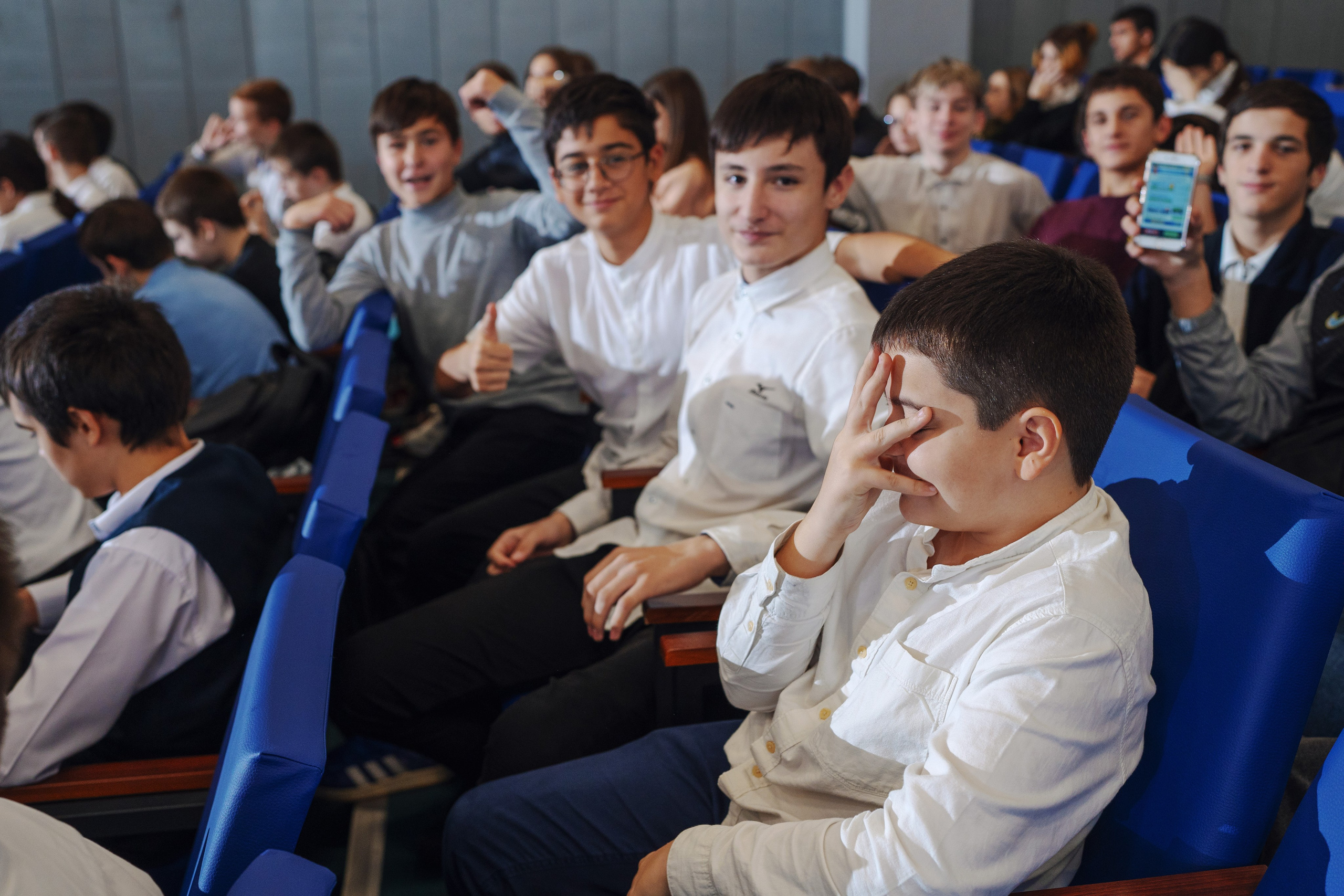 Лекция по киберспорту в школе № 2, п. Энем