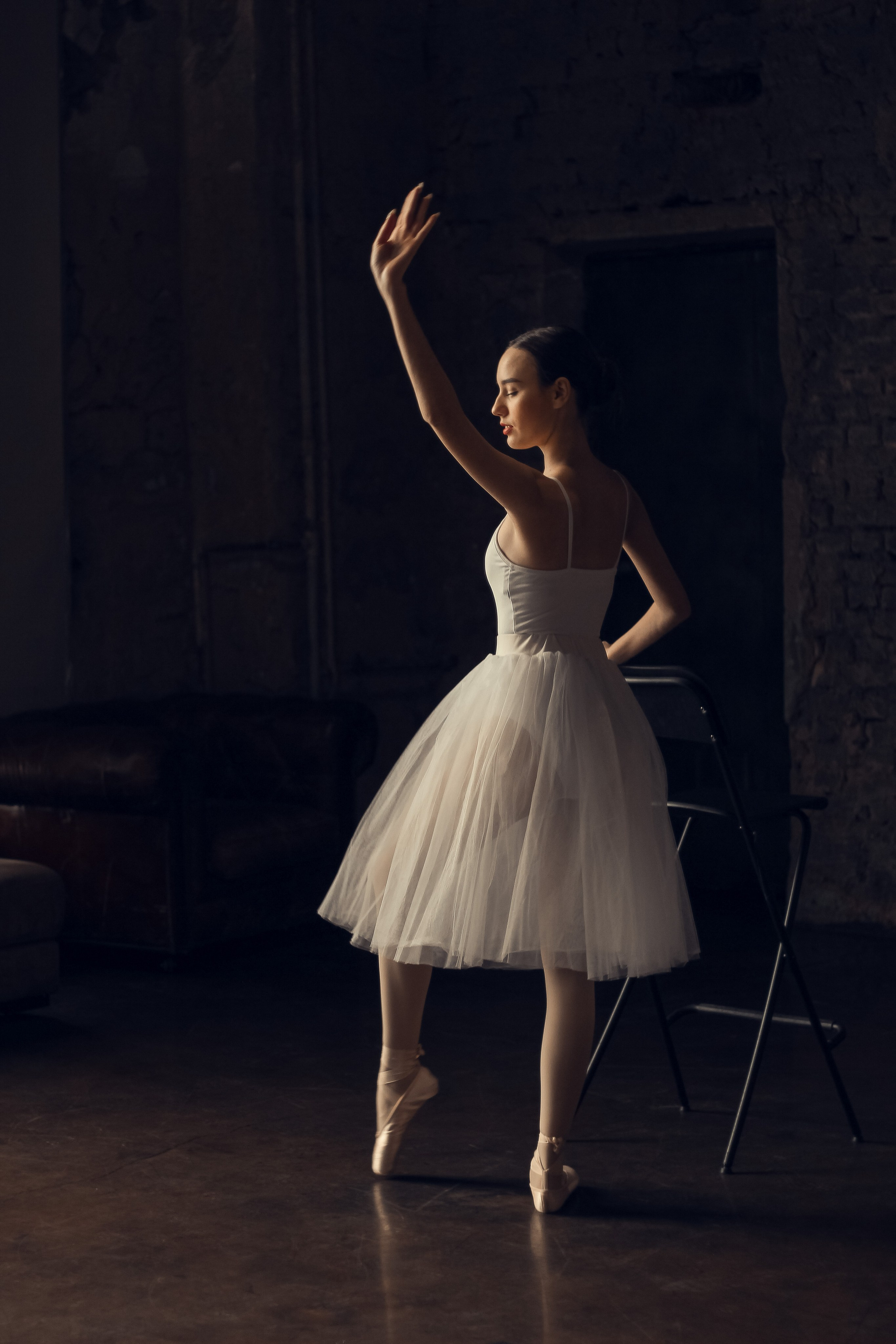 Балетная фотосессия в фотостудии
