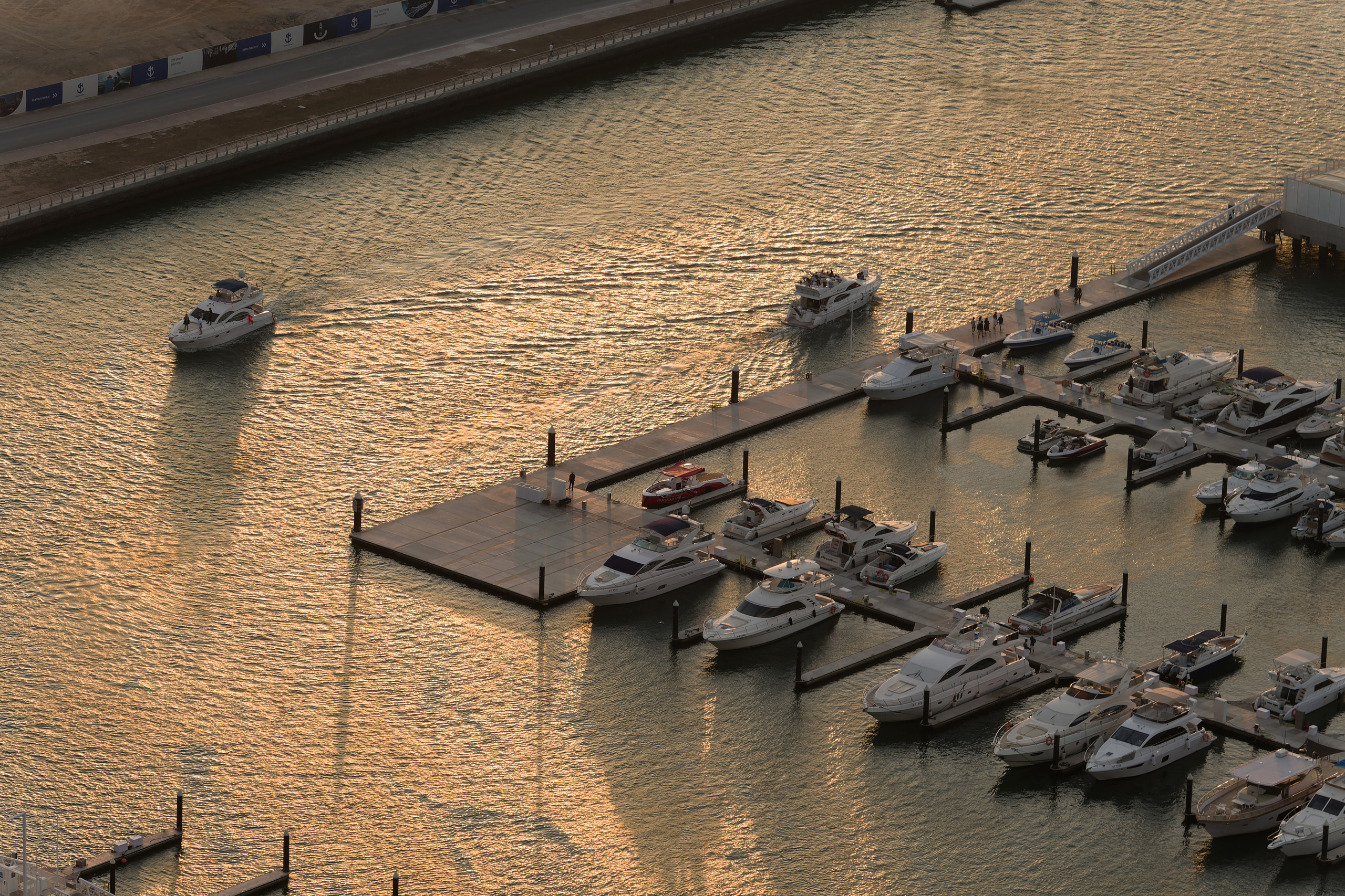Dubai Harbour sunrise