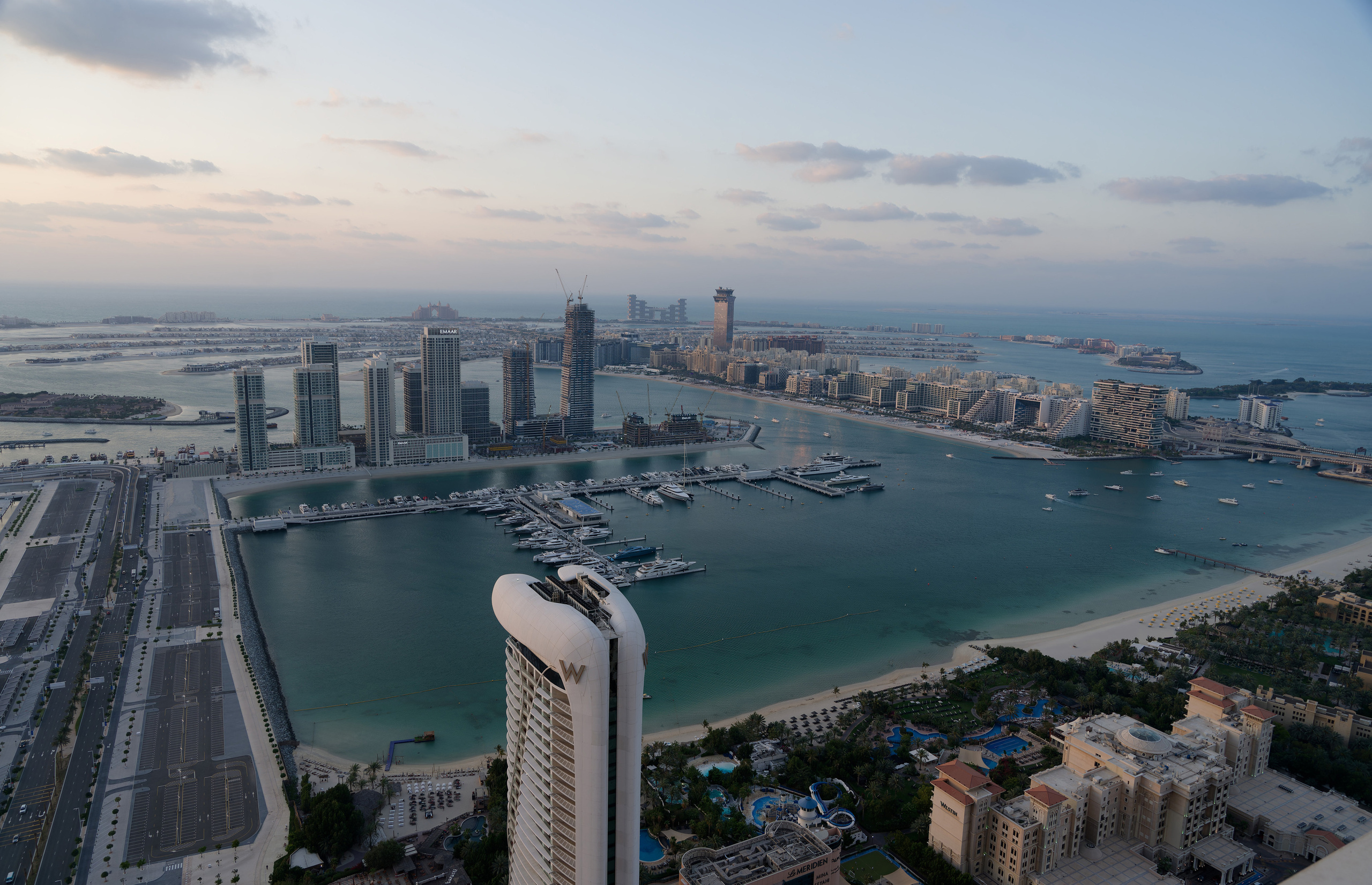 view at The Palm Jumeirah Dubai