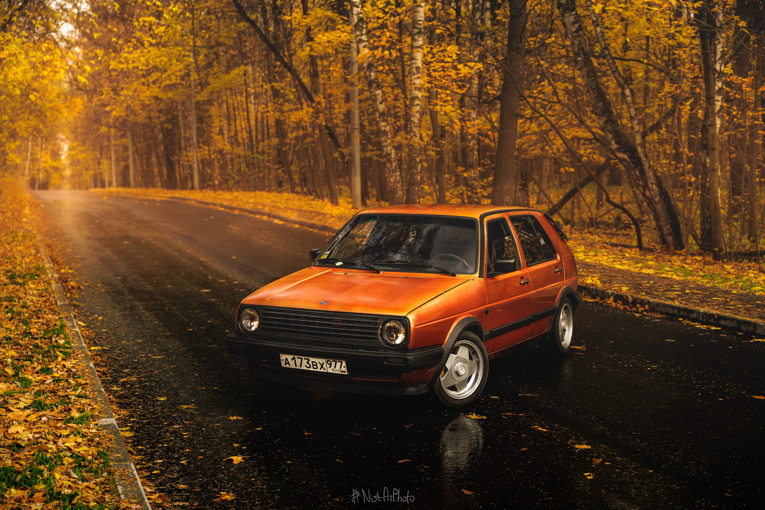 Фотосессия VW Golf 2. #NotAiPhoto — автомобильный фотограф