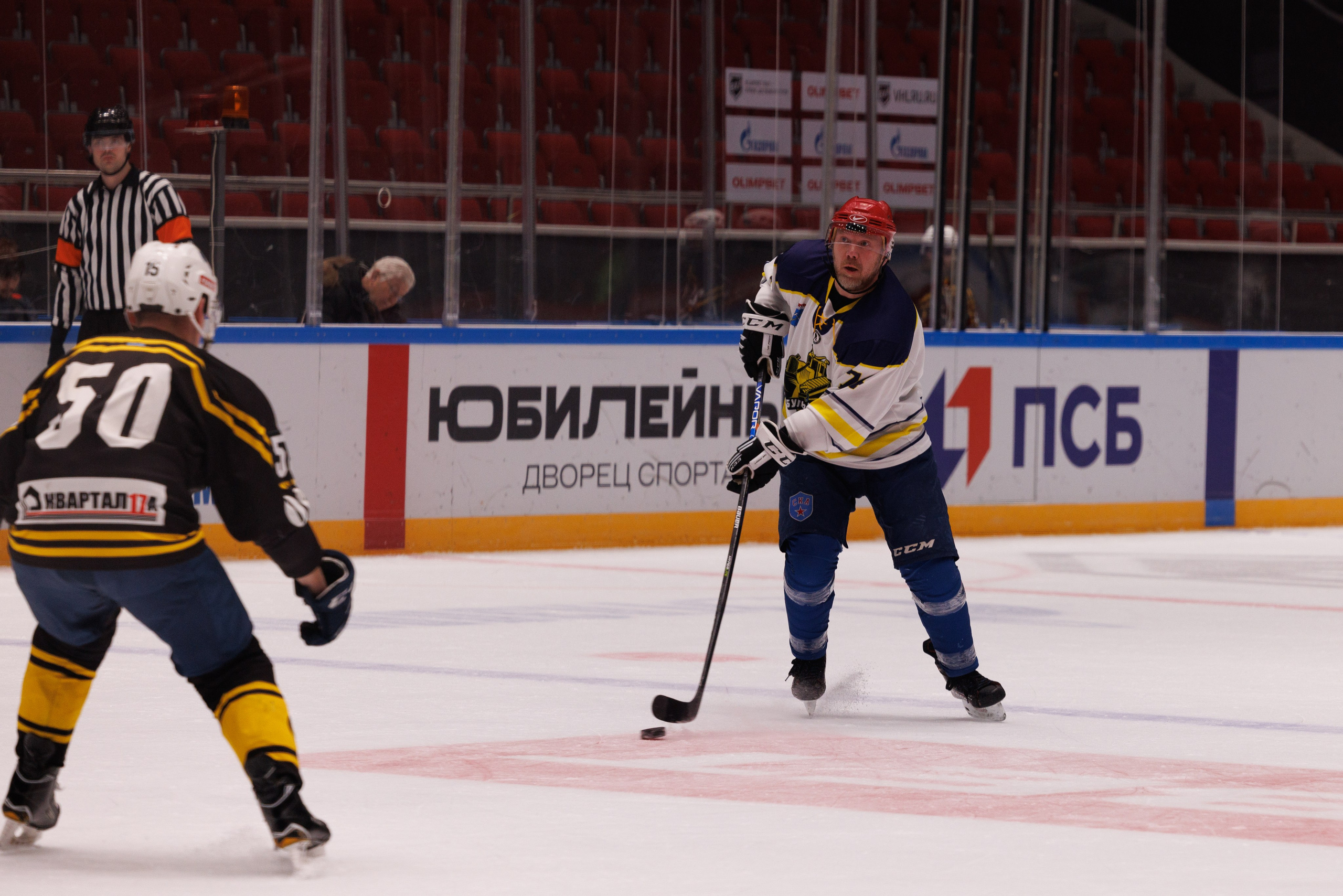 НХЛ (40+) Ижорец — Бульдозер 4-6. Фотограф Александр Заломаев