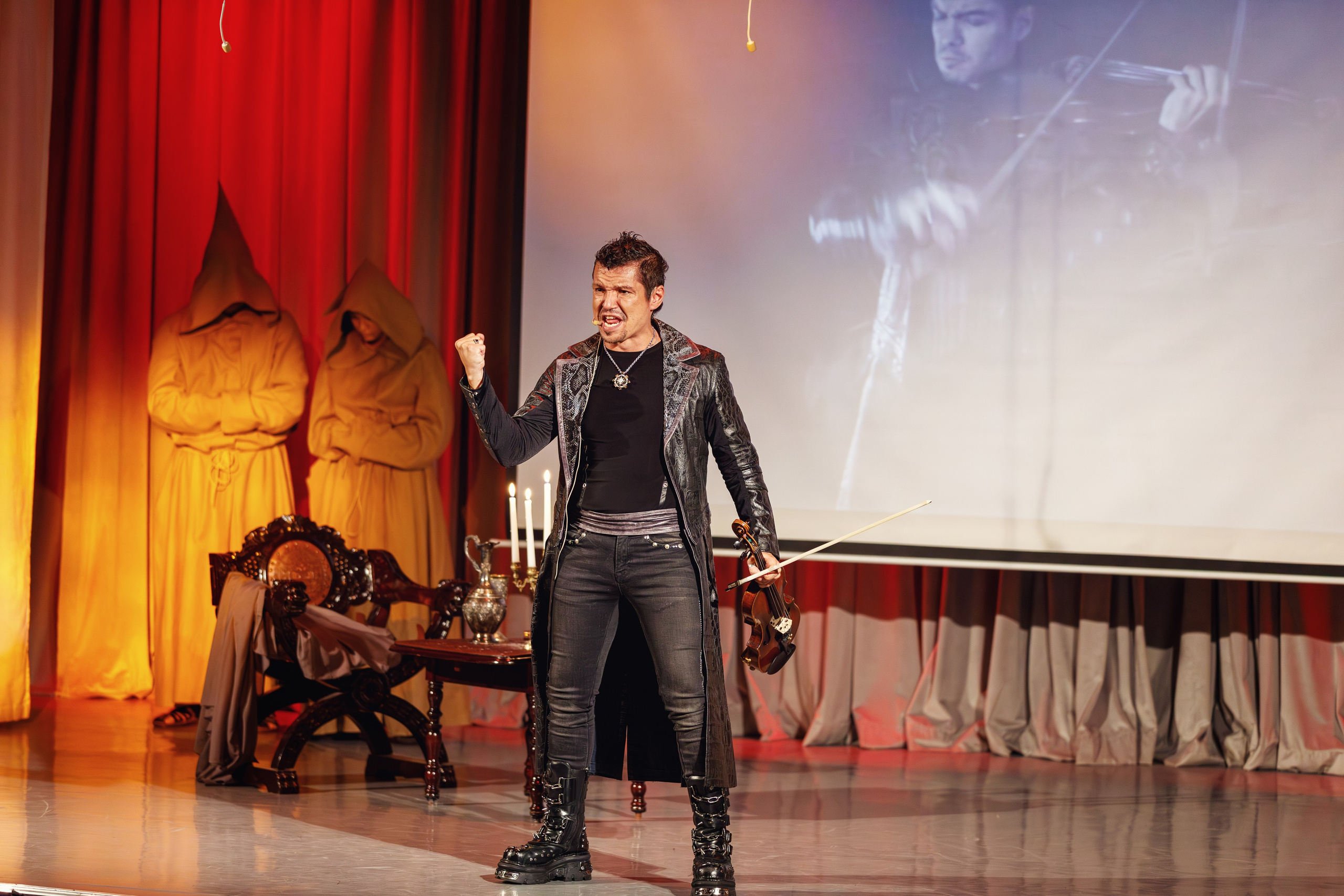 Мюзикл. Скрипка Паганини. Бэкстейдж. Фотограф портретист в Троицке и Москве Иван Парусиди
