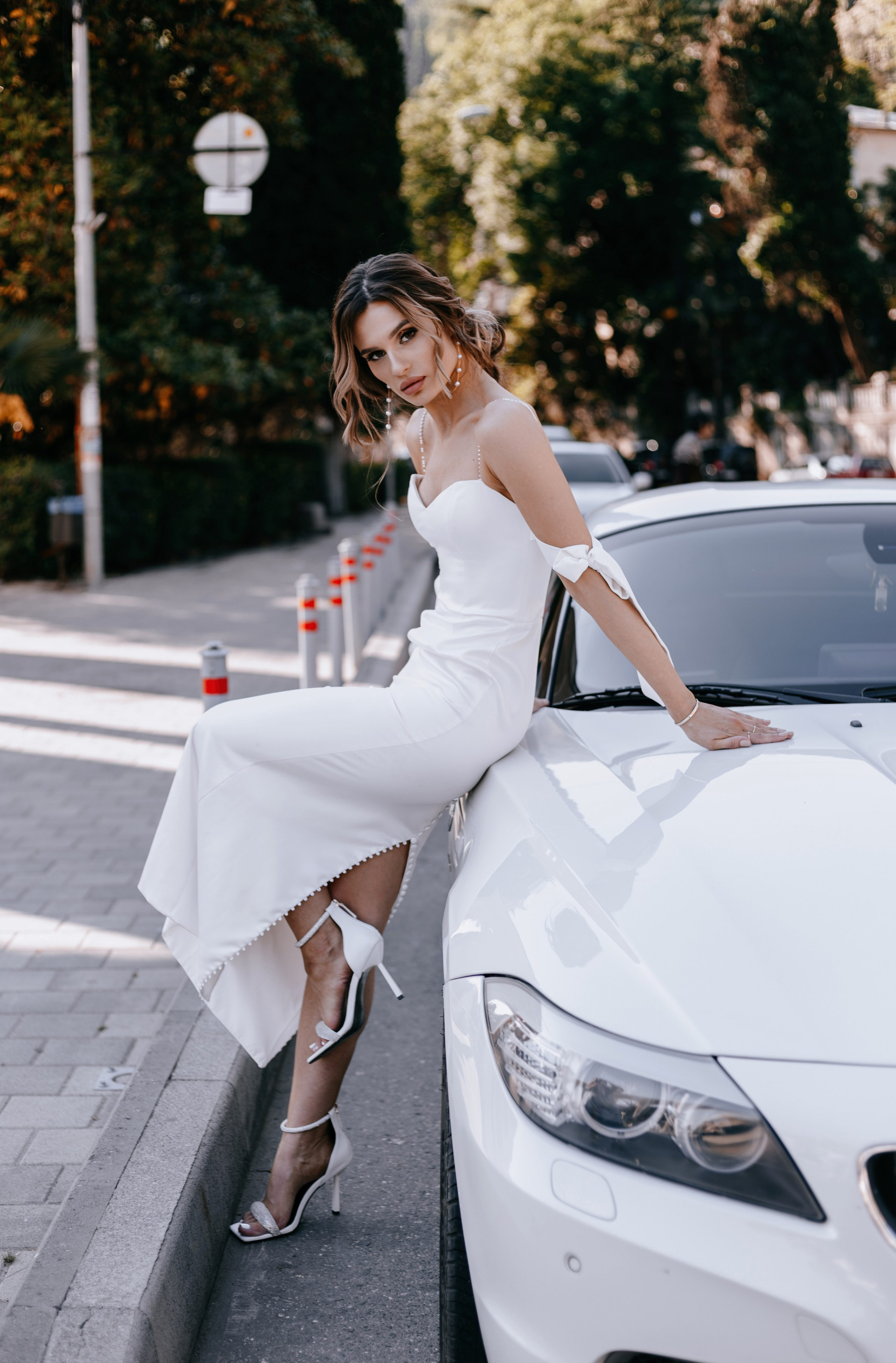 Элегантность в белом. Photographer Victoria Slavnova