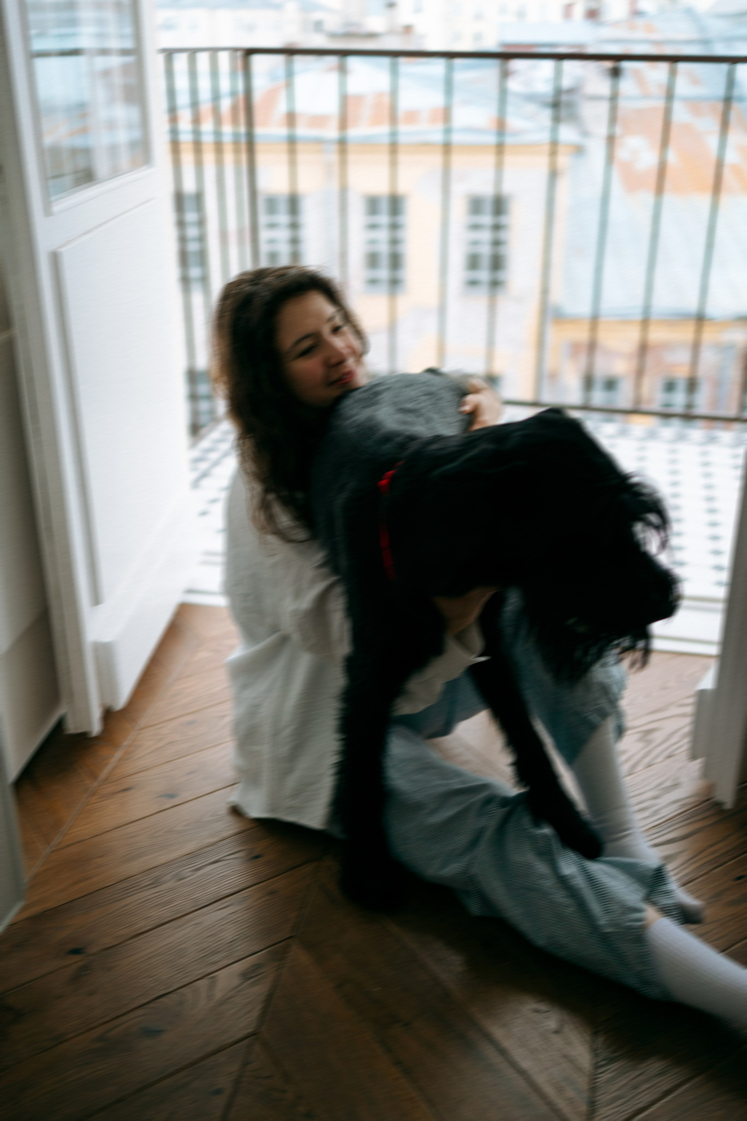 Умбра и Даша. Фотограф анималист Анастасия Пикей