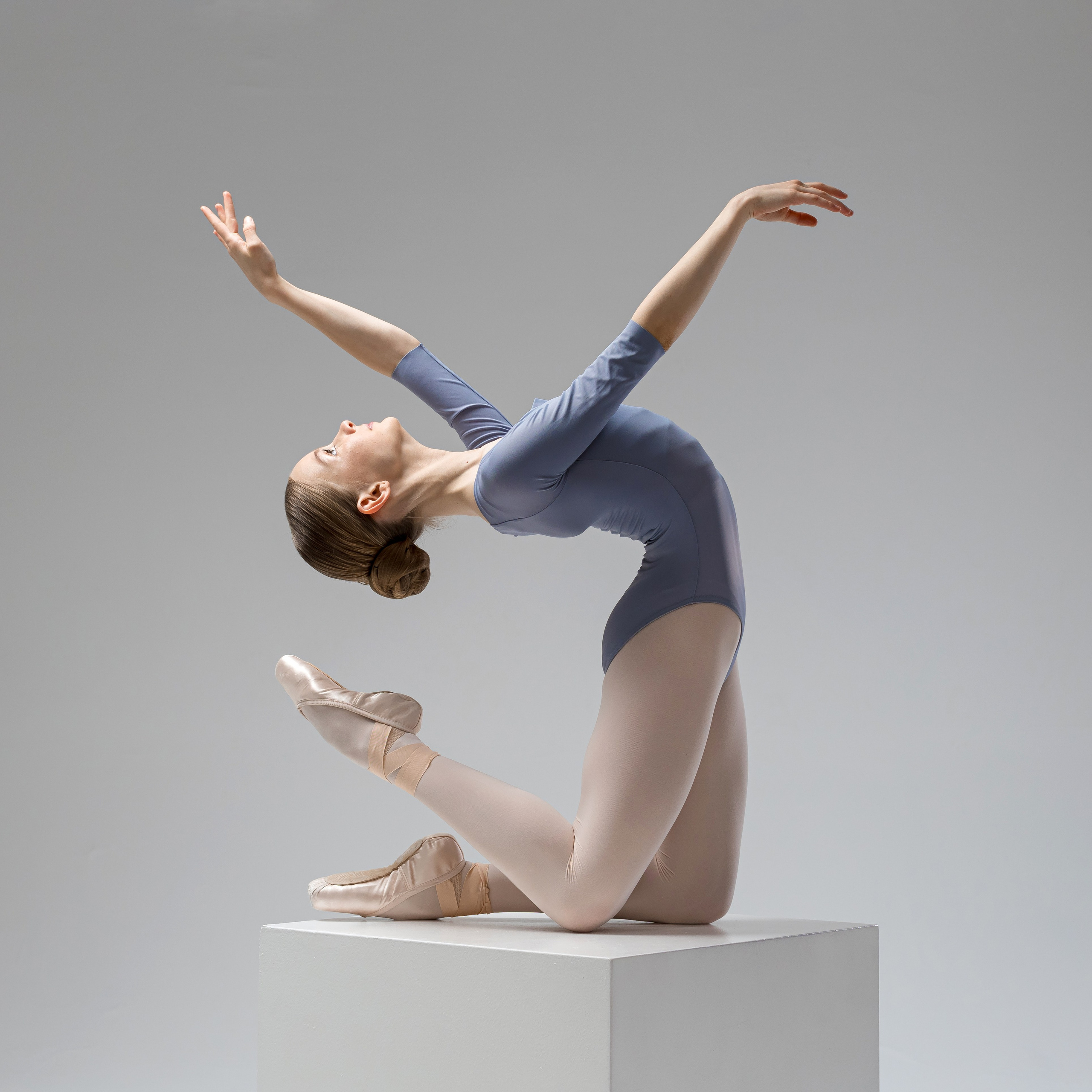 Балетная съёмка на белой циклораме и фонах. Балетный фотограф Алина Ханько — Душа Балета