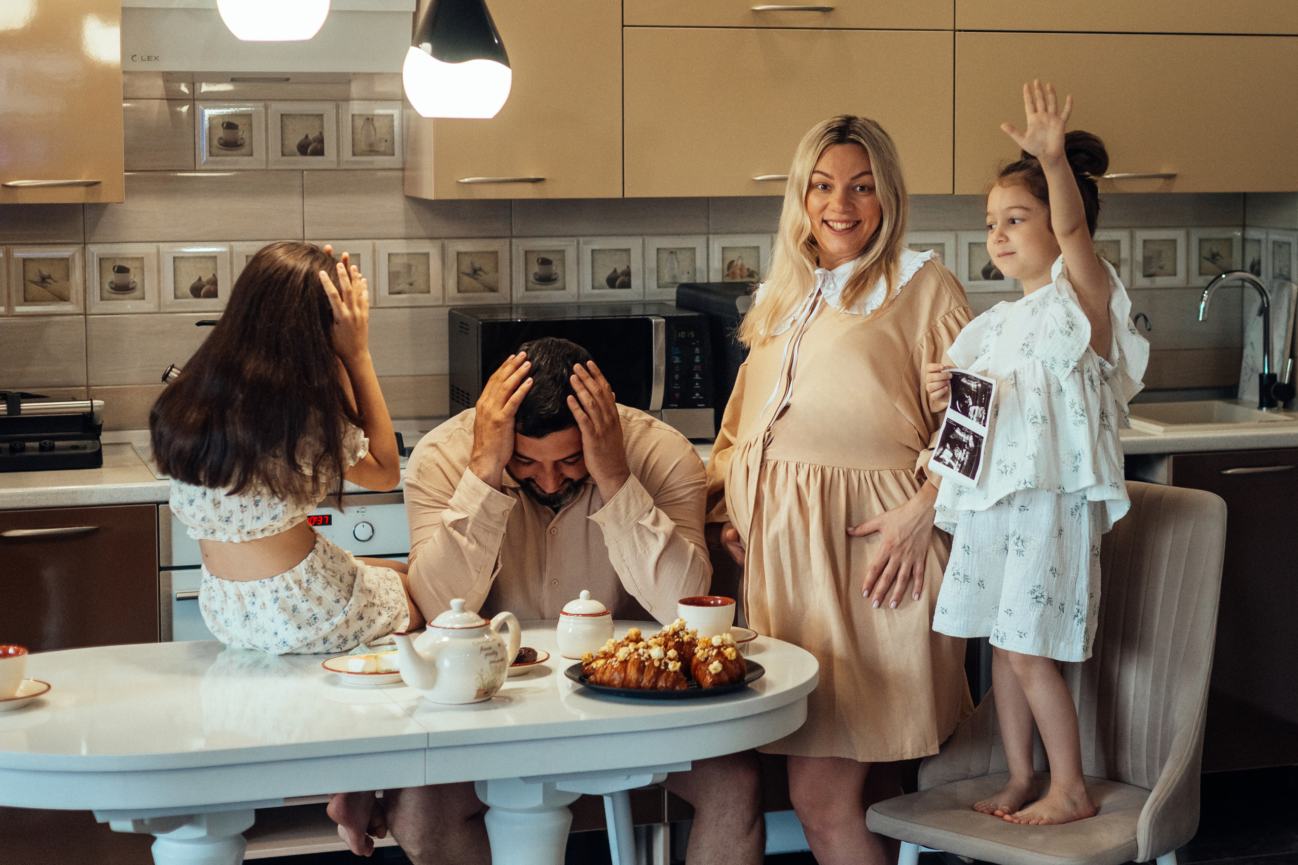 Домашняя семейная сьемка семьи Давидянц. Ольга Плаксина фотограф в Саратове