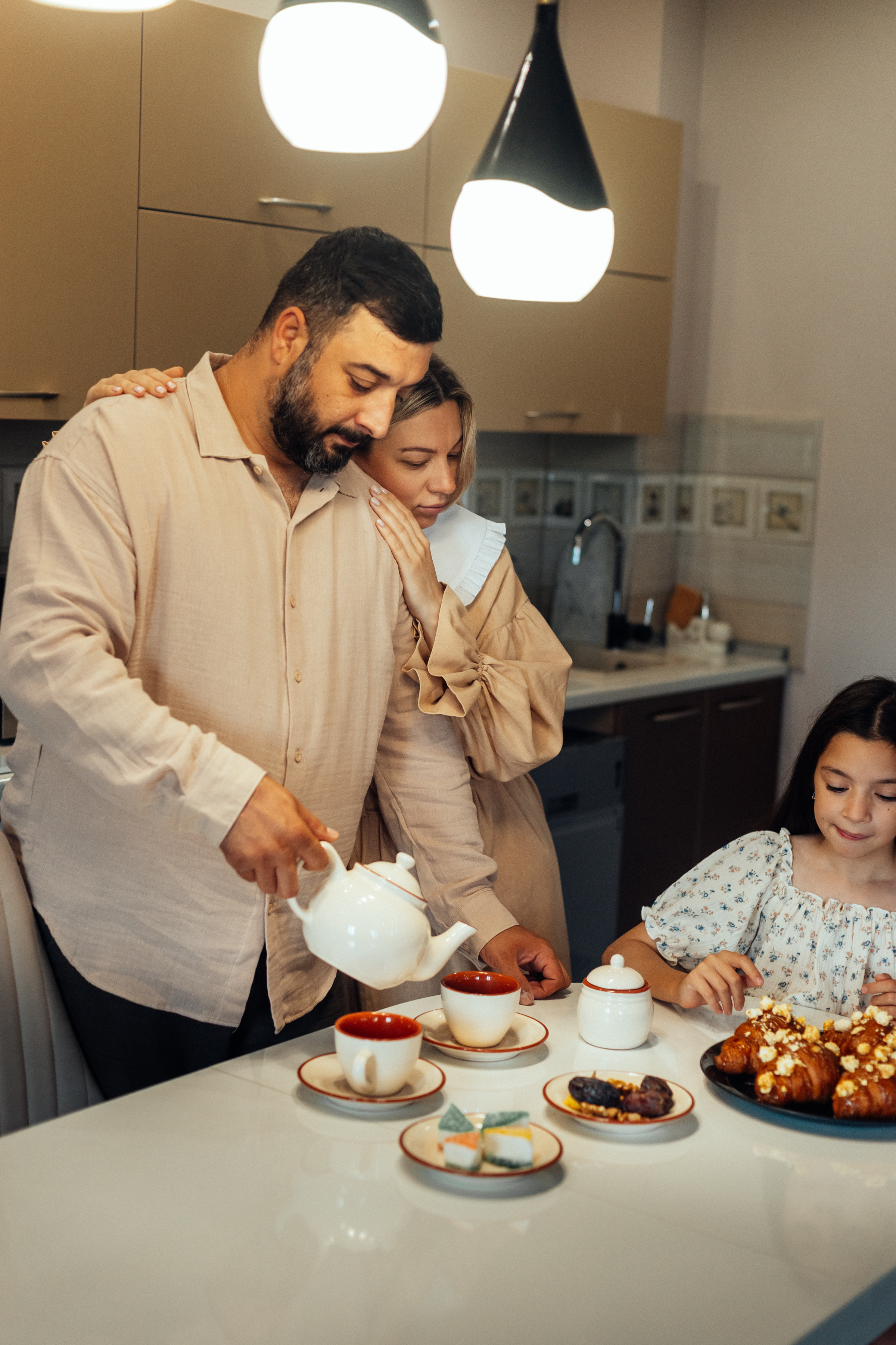 Домашняя семейная сьемка семьи Давидянц. Ольга Плаксина фотограф в Саратове