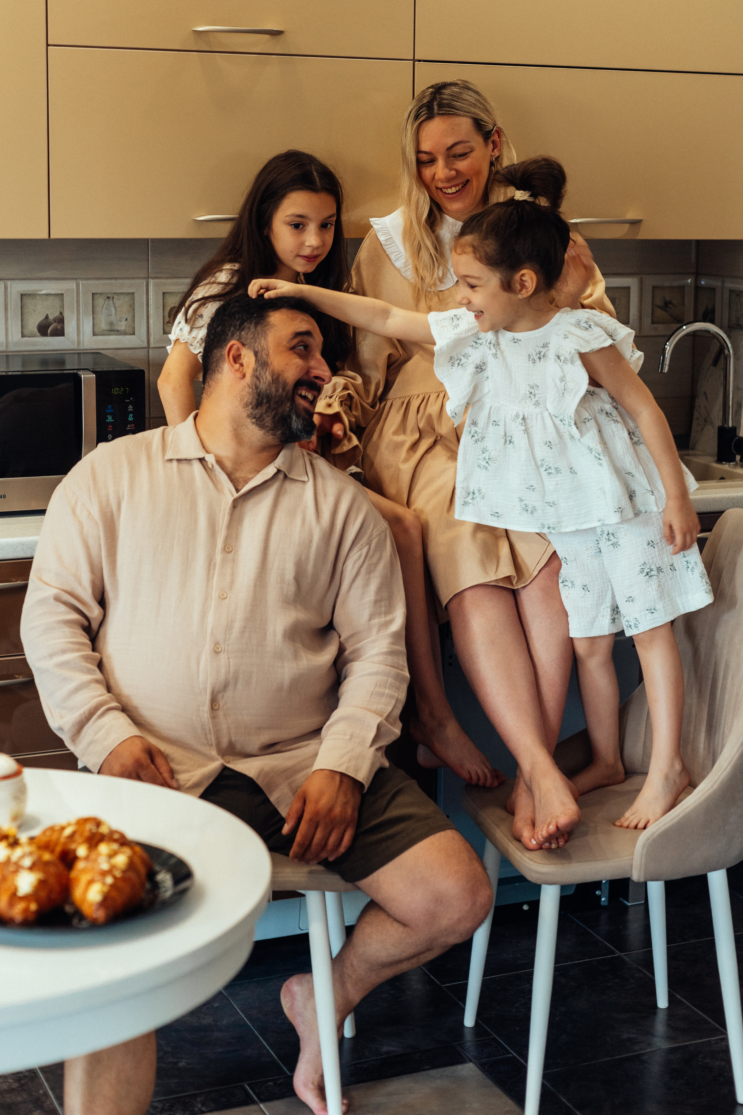 Домашняя семейная сьемка семьи Давидянц. Ольга Плаксина фотограф в Саратове