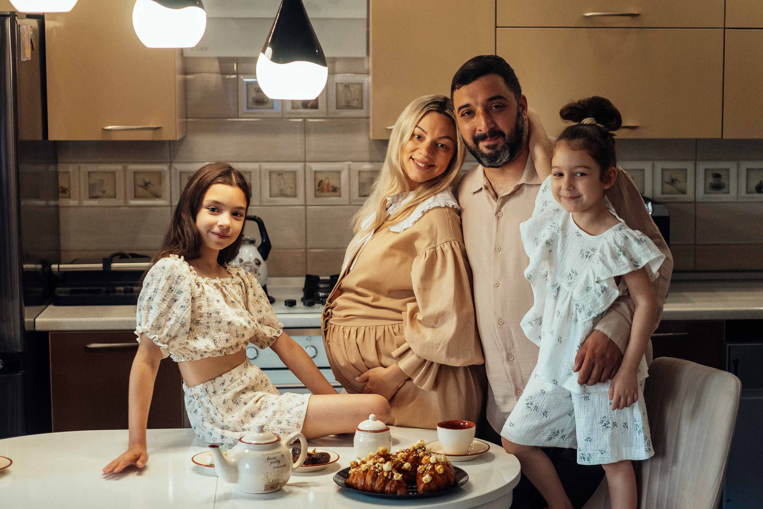 Домашняя семейная сьемка семьи Давидянц. Ольга Плаксина фотограф в Саратове