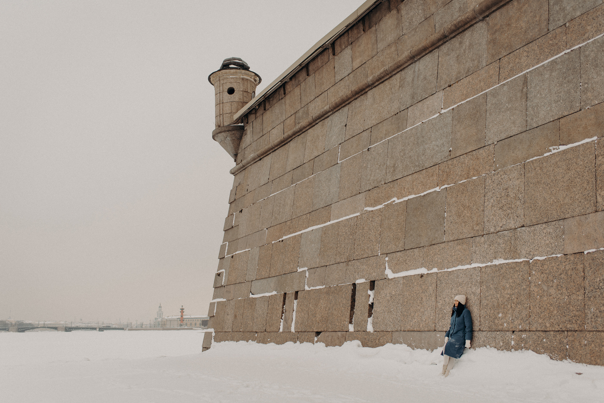 Индивидуальная фотосессия на улице зимой