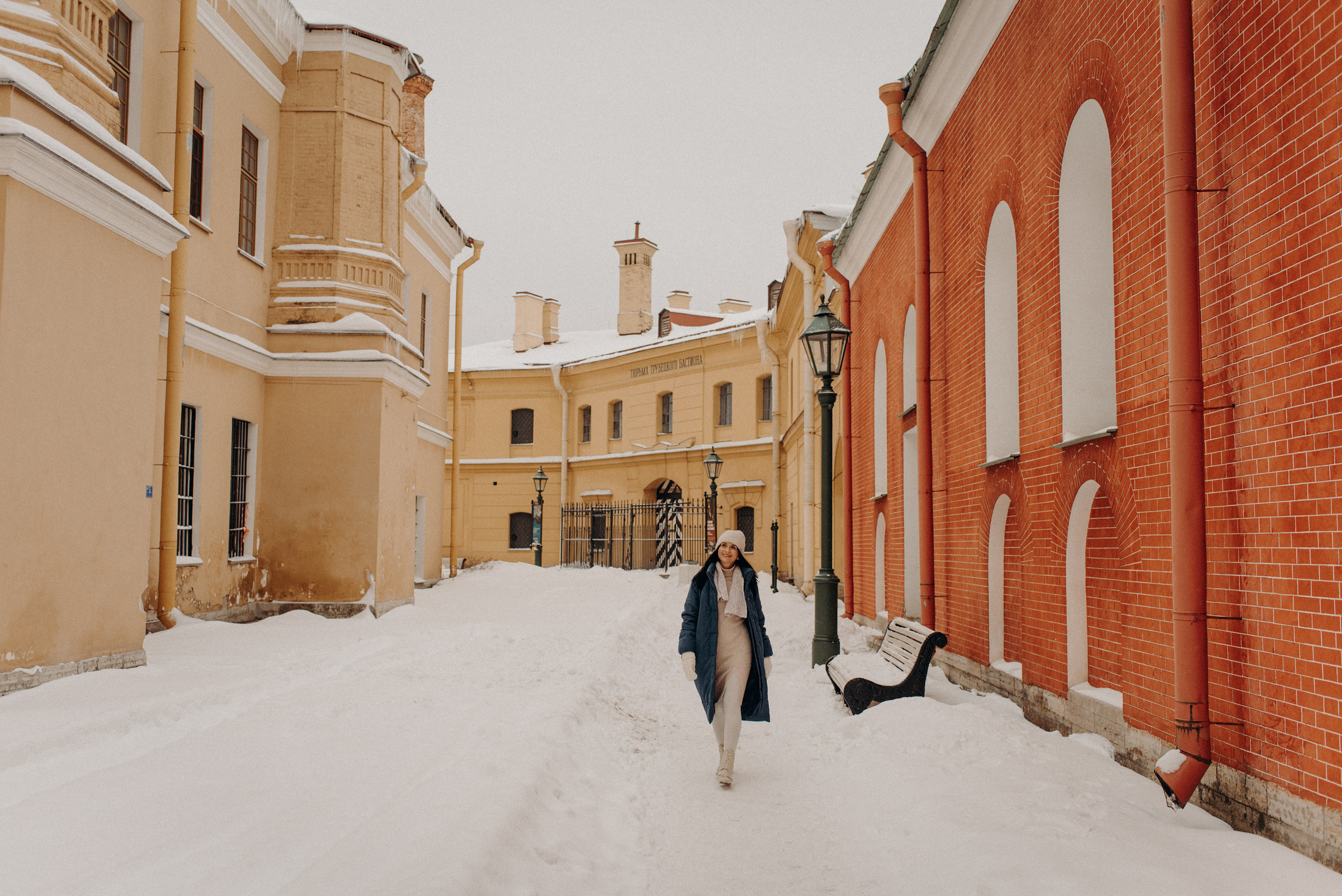 Индивидуальная фотосессия на улице зимой