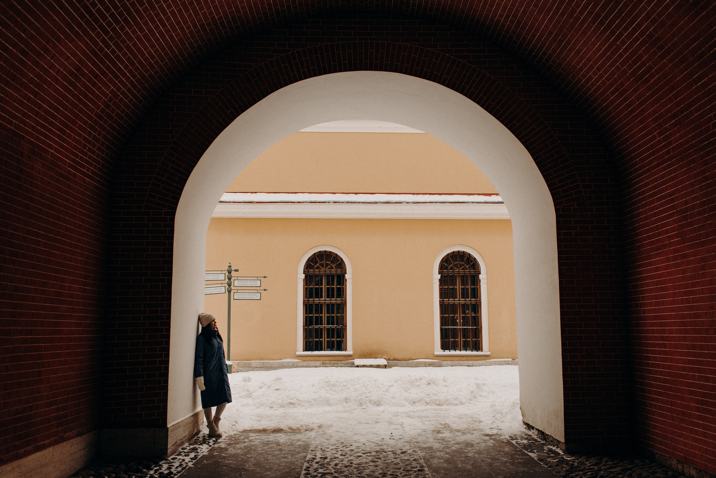 Индивидуальная фотосессия на улице зимой