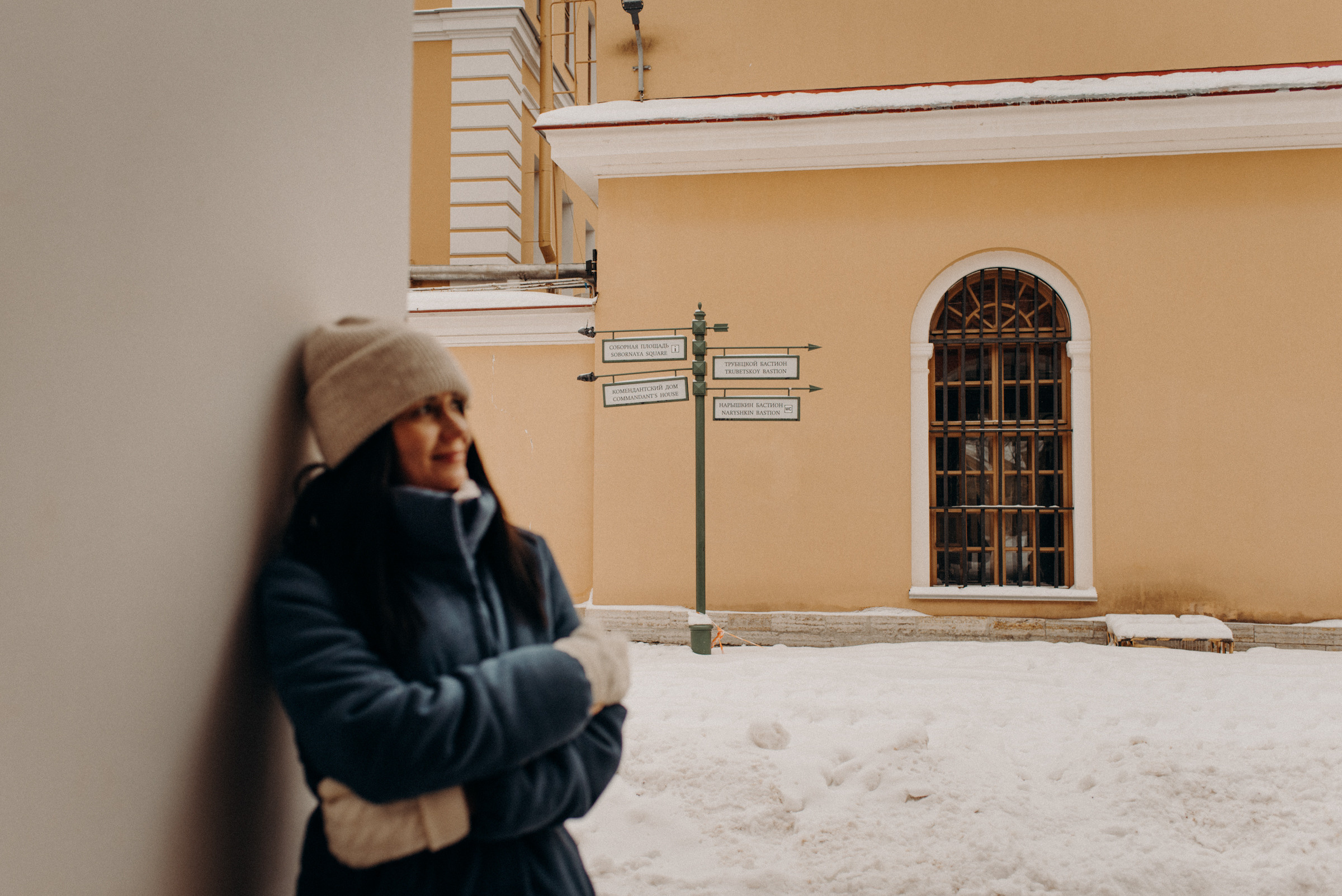 Индивидуальная фотосессия на улице зимой