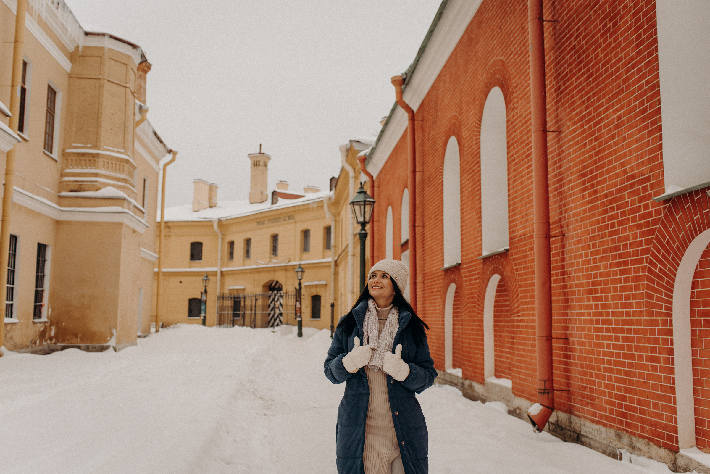 Индивидуальная фотосессия на улице зимой