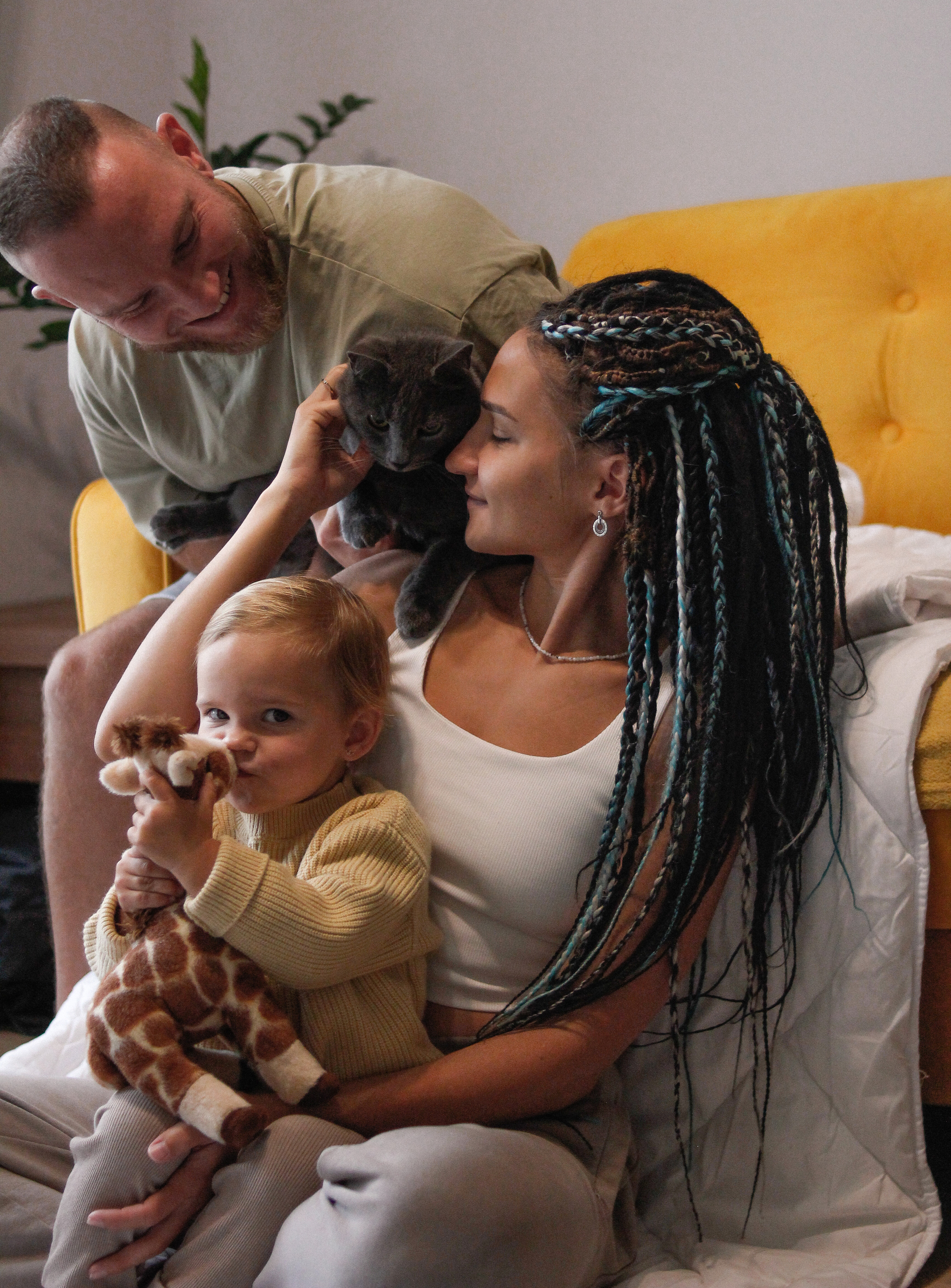 Антон, Ксюша и Тея. Семейный фотограф Юлия Клишина