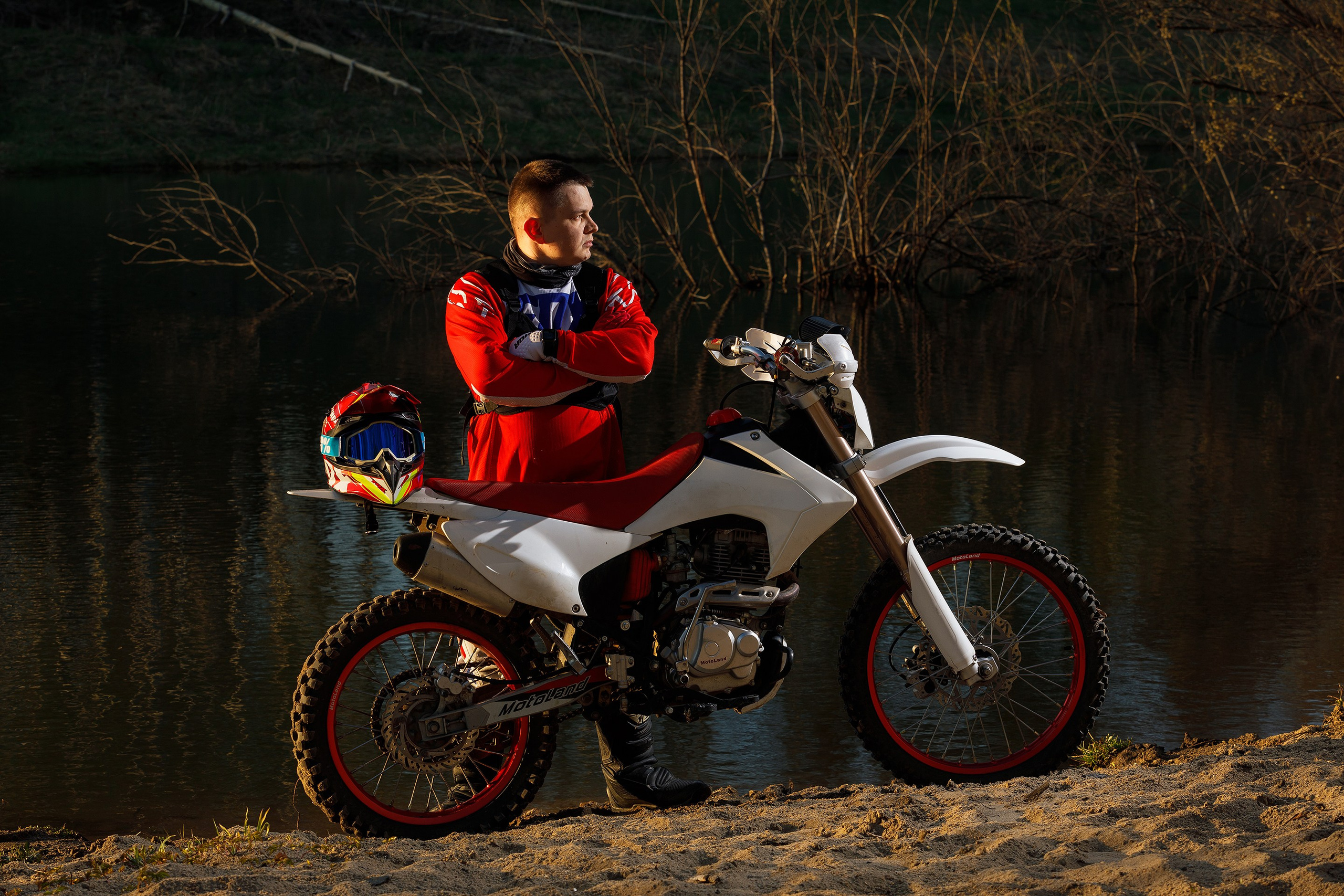 Фотосессия на мотоцикле. Профессиональный фотограф в Новосибирске