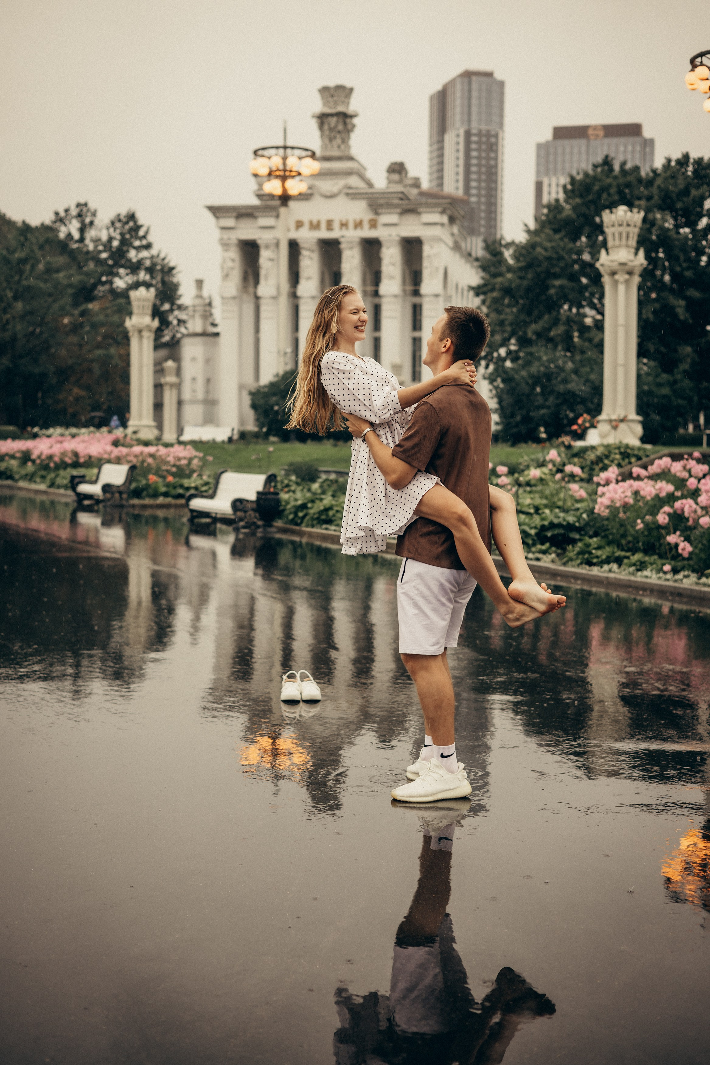 Дождь и любовь. Семейный фотограф, детские, семейные, лав стори съемки в Москве