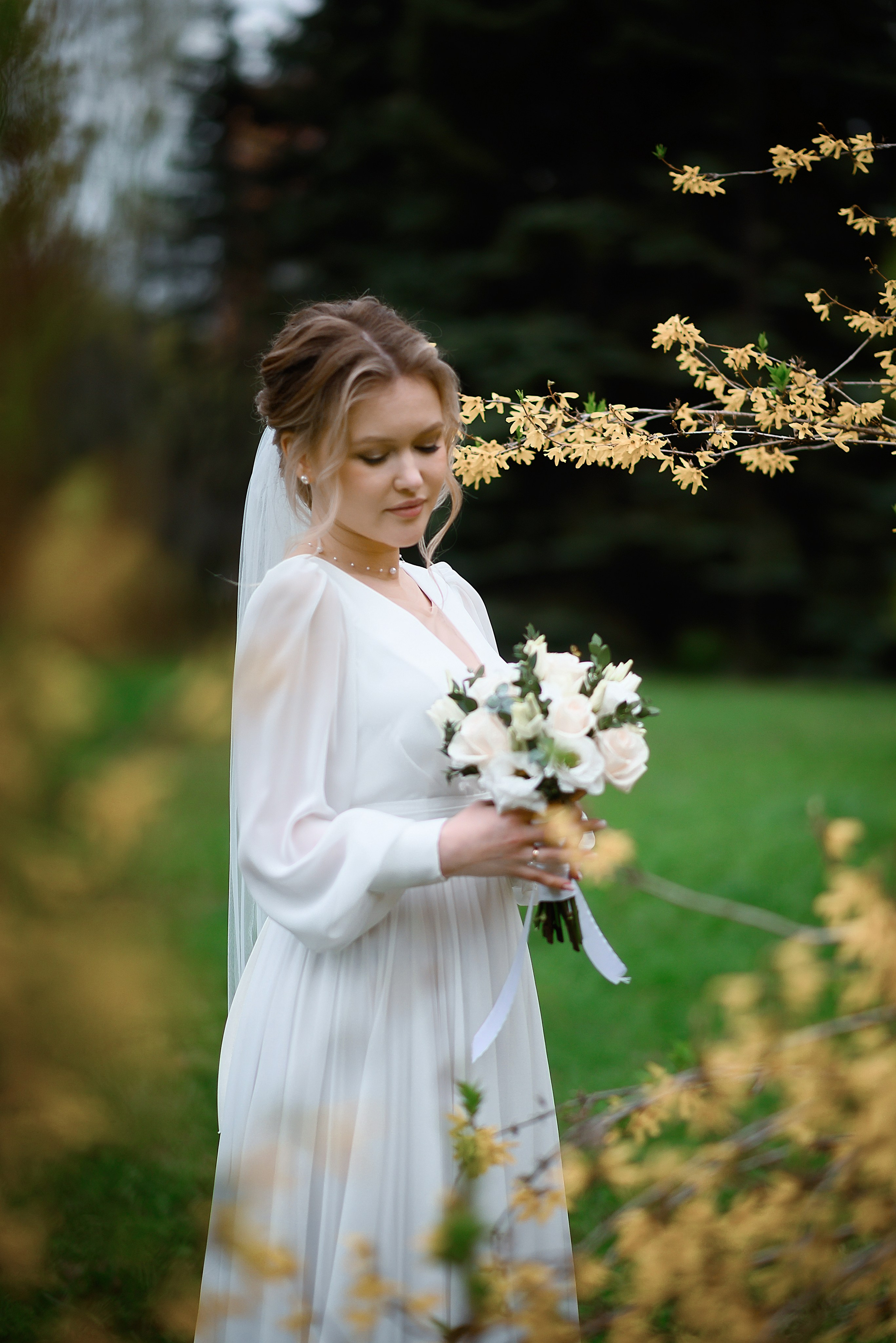 Ботанический сад свадебная фотосъемка. Профессиональный фотограф в Уфе Алина Стрелкова