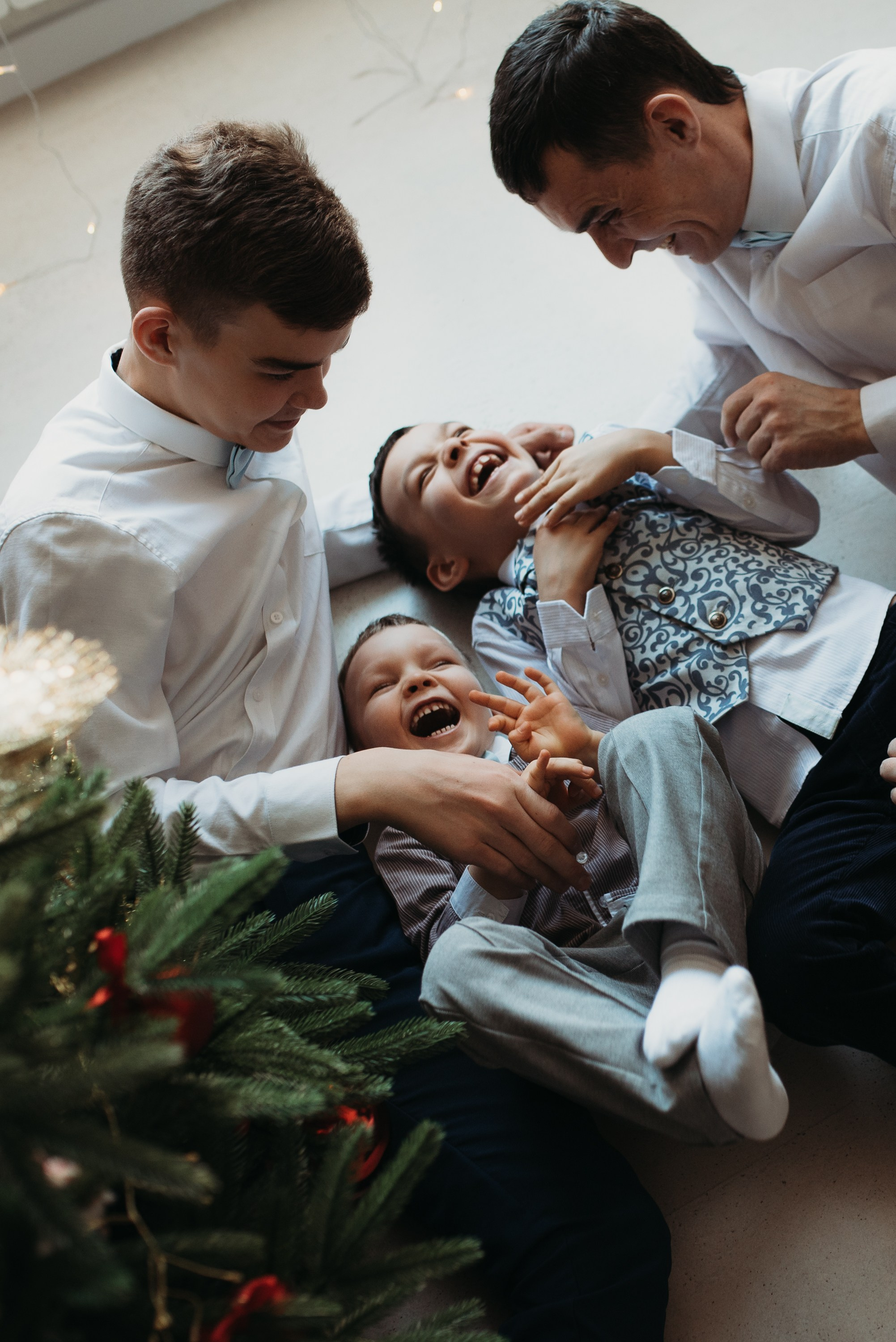 Юлия, Алексей, Тихон, Трофим и Потап. Семейный и детский фотограф в Новосибирске и Краснообске — Анна Ким