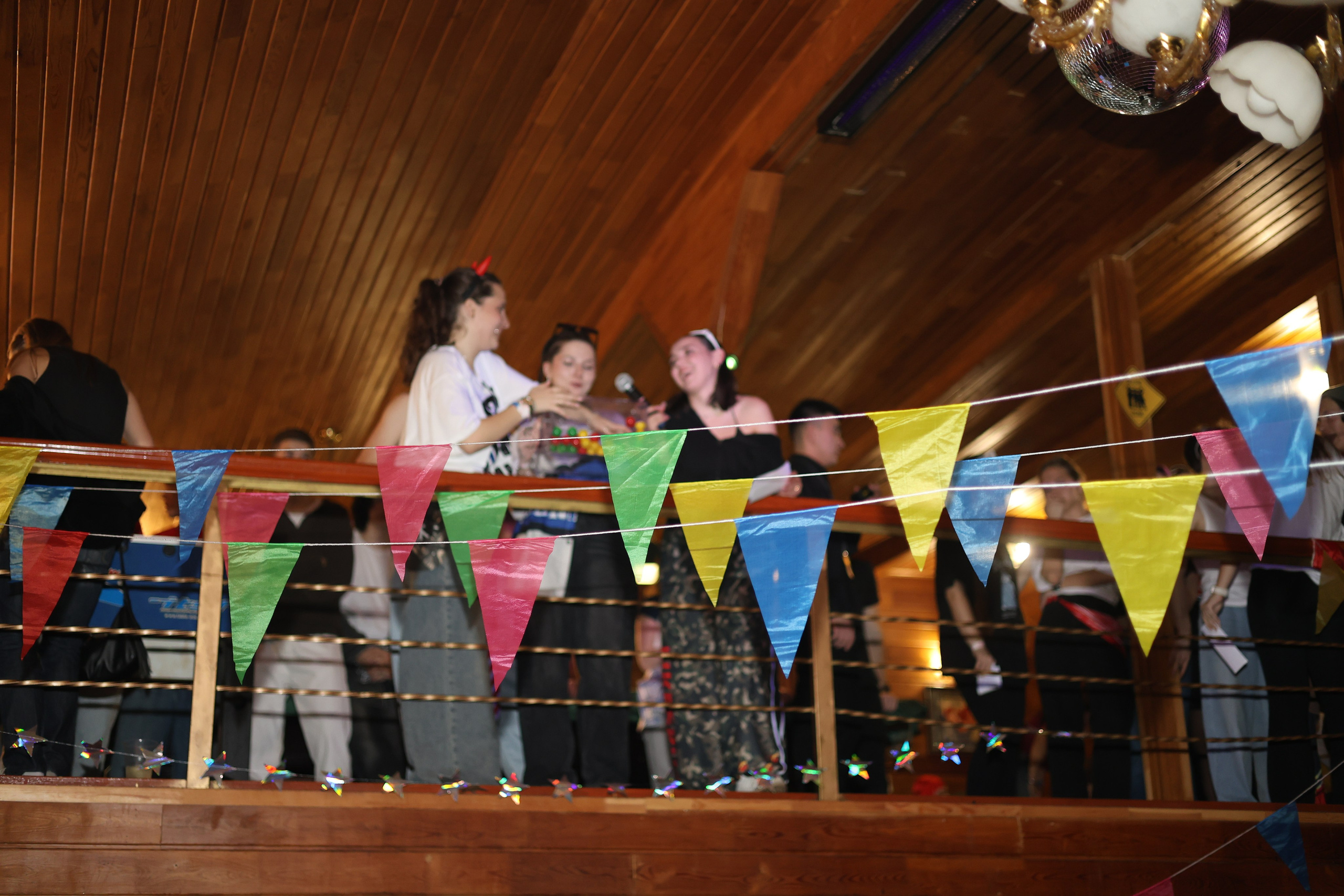 Student american-style party. Mintonov's Film Studio