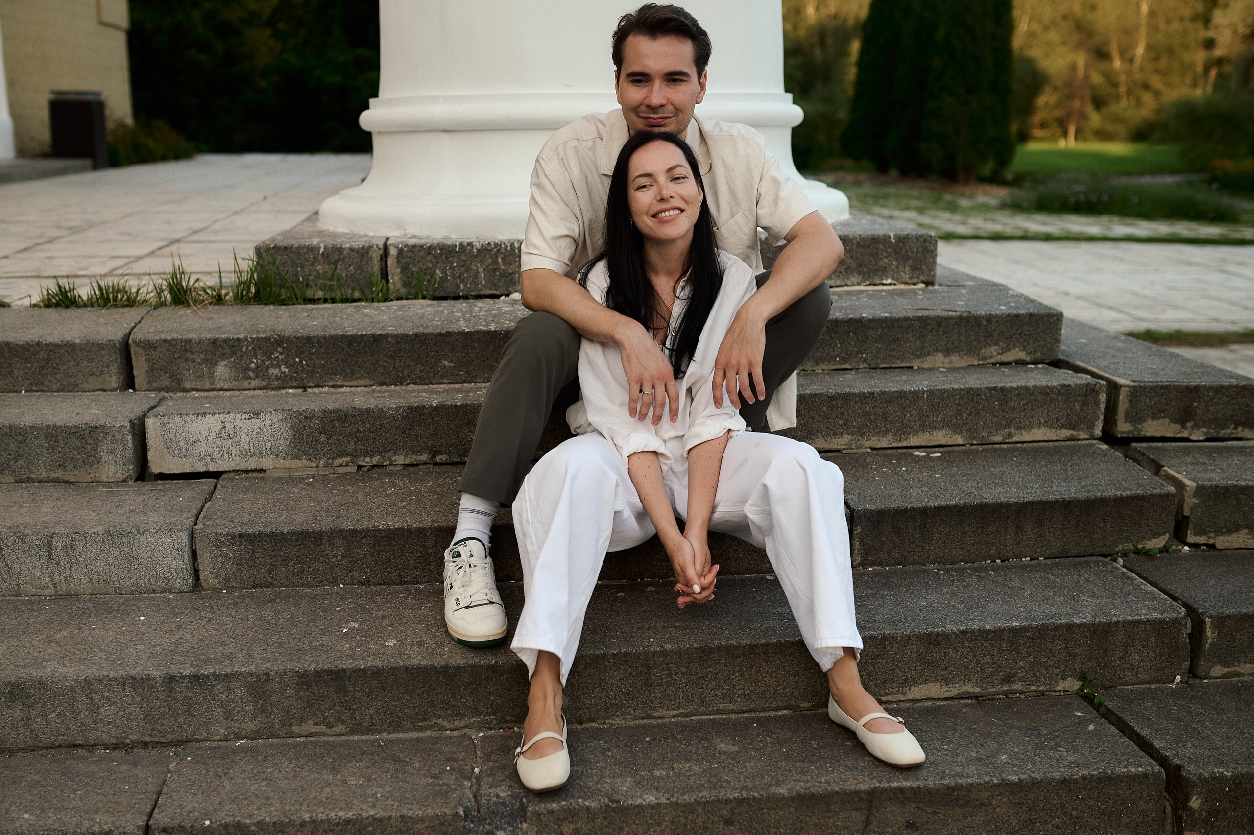 Рохус, Юля и Оливия в парке Останкино. Семейный и свадебный lifestyle-фотограф в Москве Мария Петрова