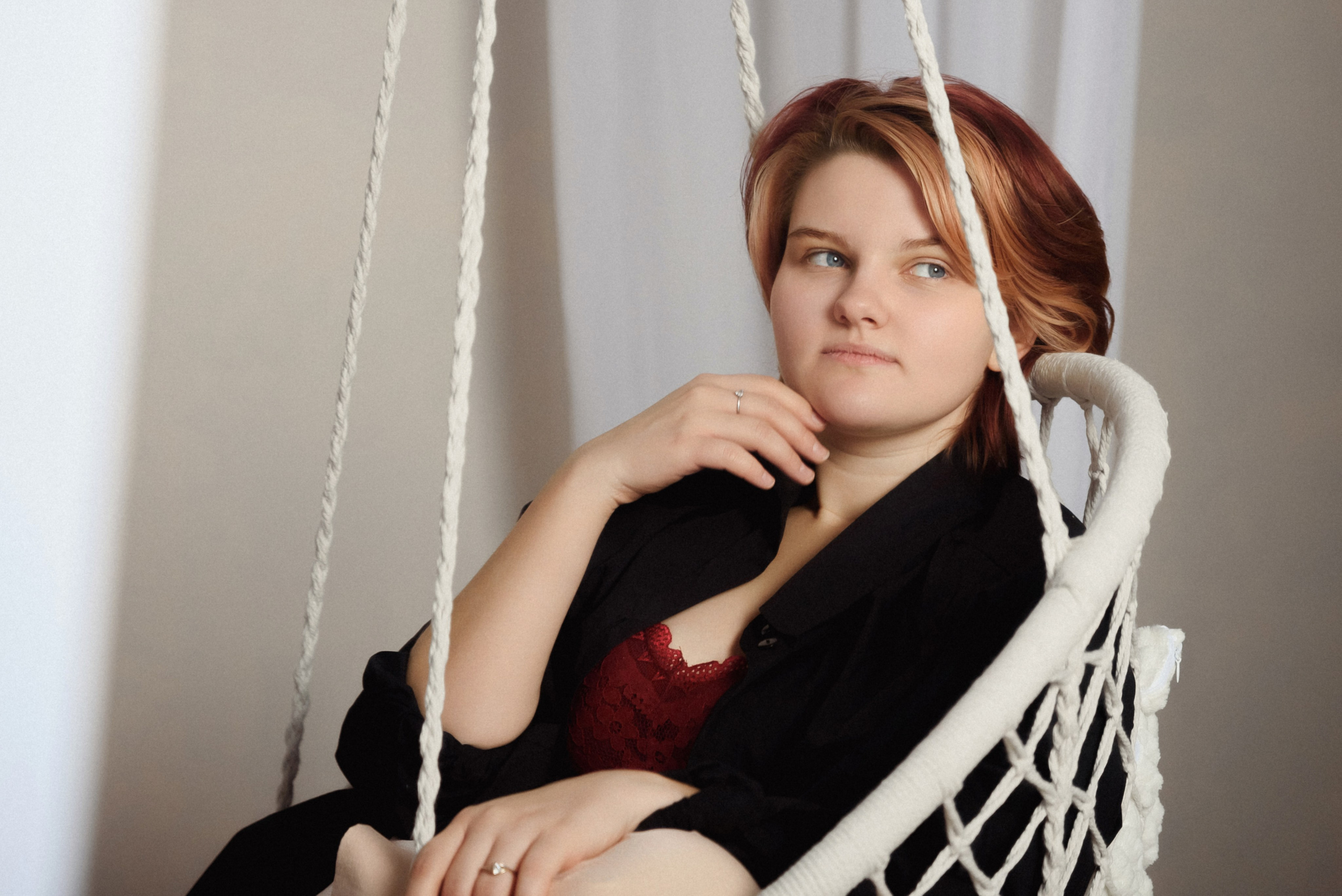 Женский портрет, студийная съемка.