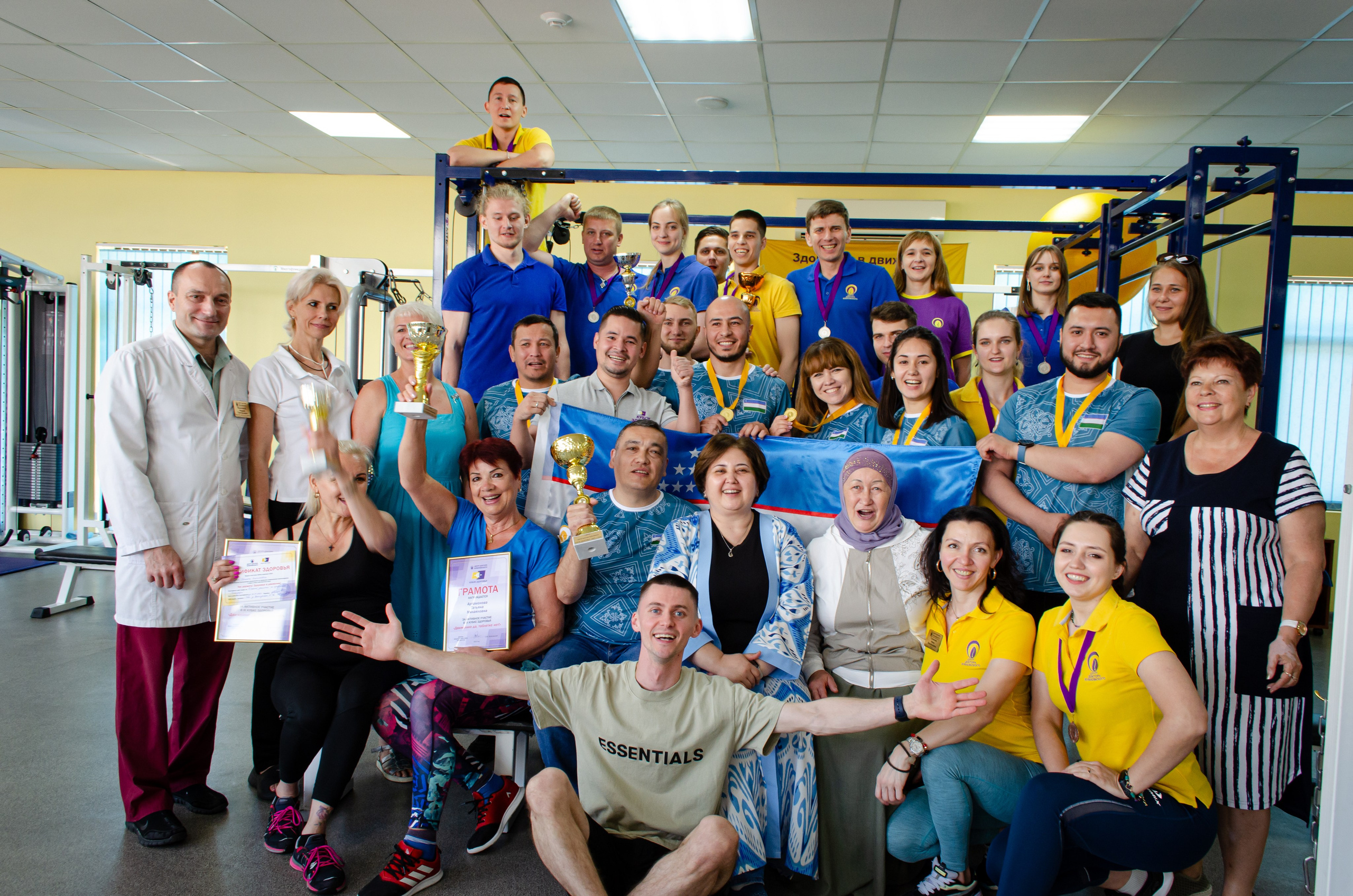 Медицинское спортивное мероприятие. Фотограф